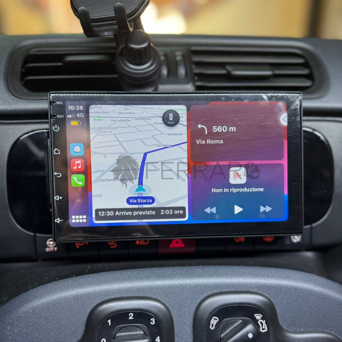 Autoradio per Fiat Panda 3a Serie 7" | Android | Bluetooth | CarPlay | Android Auto | 2/4/8GB Ram