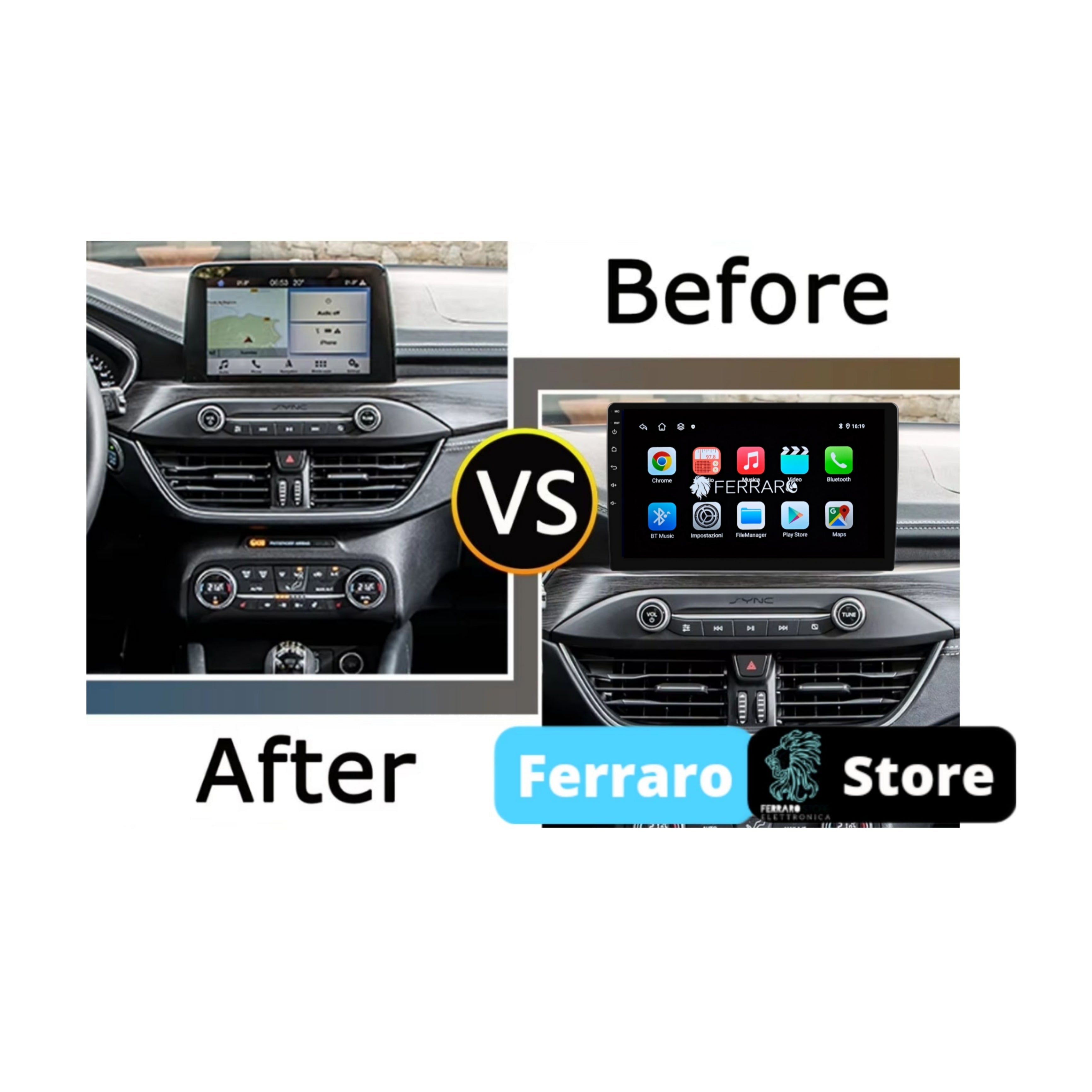 Autoradio per Ford Kuga 3 10.1" | Dal 2019> | Android | Bluetooth | CarPlay | Android Auto | 2GB/4GB/8GB Ram