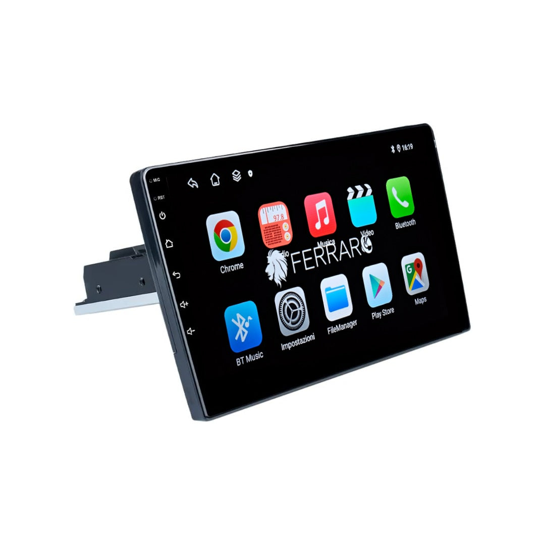 Autoradio Universale Estraibile | 1Din 9" Pollici | Android | Bluetooth | CarPlay | Android Auto | 2/4GB Ram