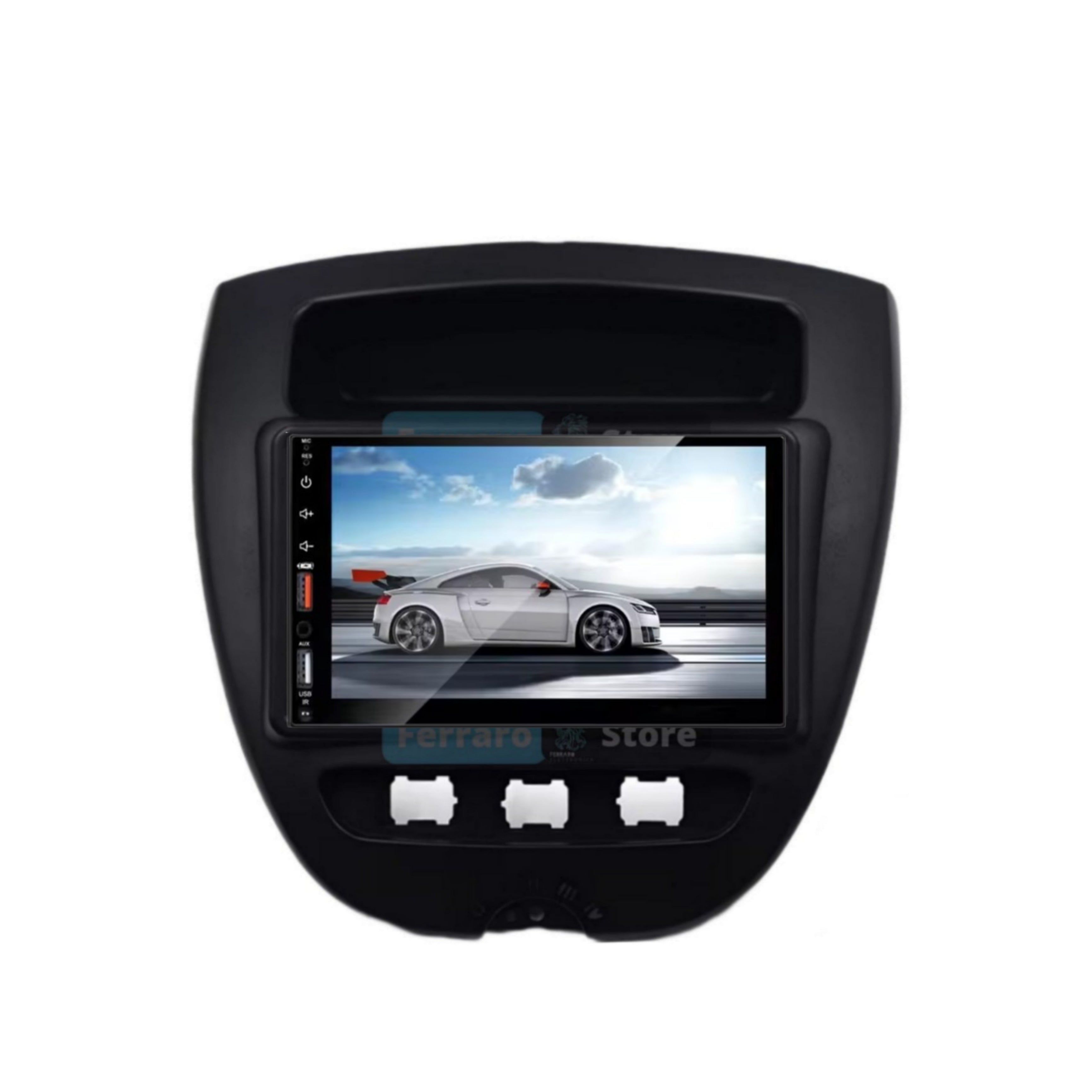 Autoradio per Citroen C1 | Toyota Aygo | Peugeot 107 | 7" | 2005-2014 | Bluetooth | Radio | USB | CarPlay + Android Auto