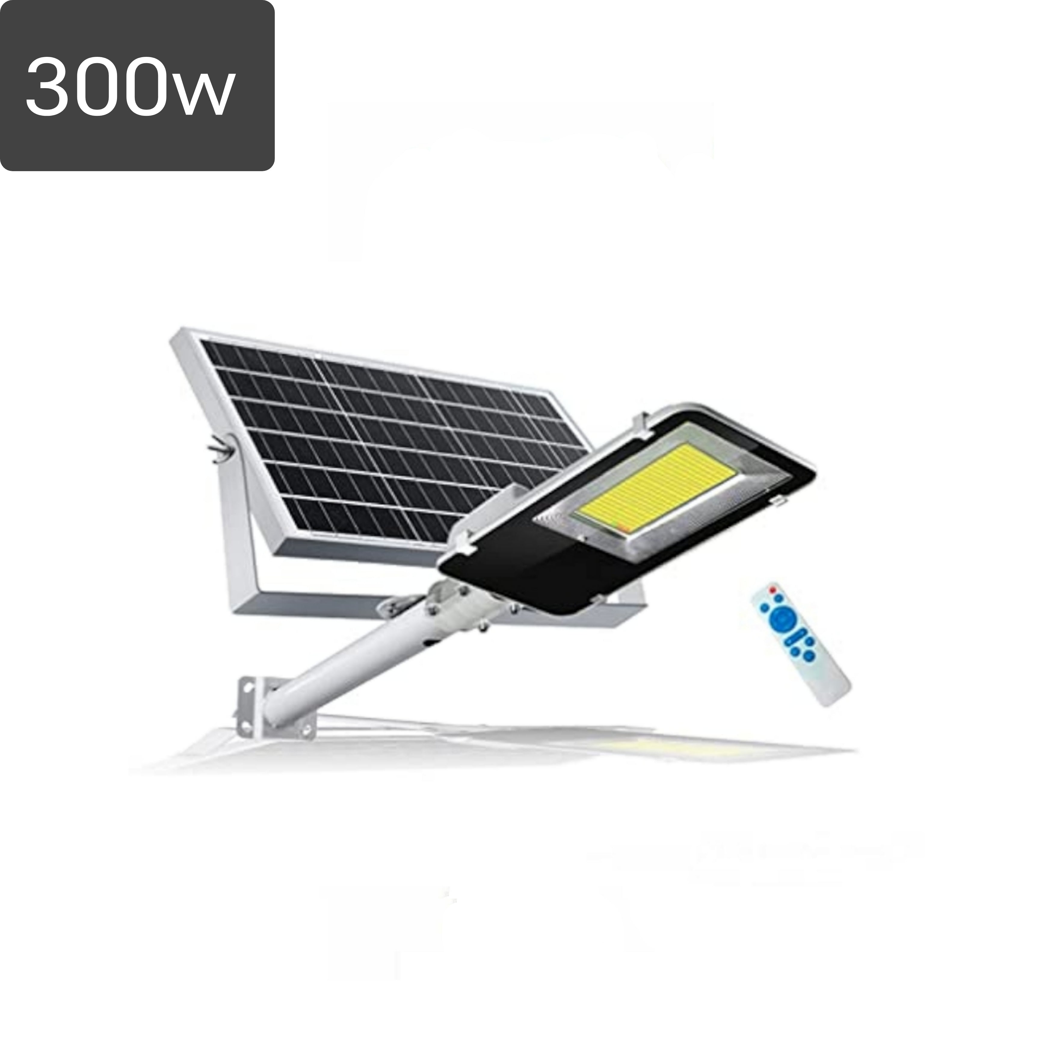Lampione Solare 300w | IP66 | Pannello Solare | Telecomando | Luce Fredda | Crepuscolare.