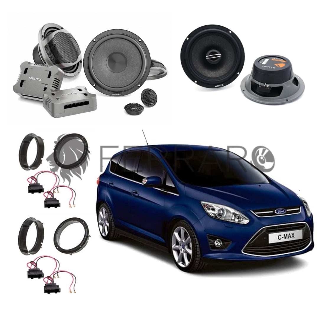 Hertz Kit 6 Casse | CK 165 | CX 165 | Ant/Post | Ford C-Max dal 2011>