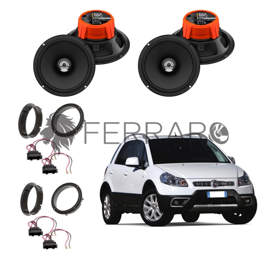 Hertz Kit 4 Casse | DCX 165.3 | Ant/Post | Fiat Sedici