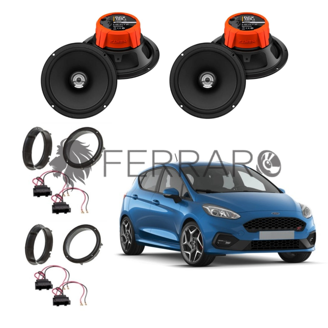 Hertz Kit 4 Casse | DCX 165.3 | Ant/Post | Ford Fiesta dal 2008>