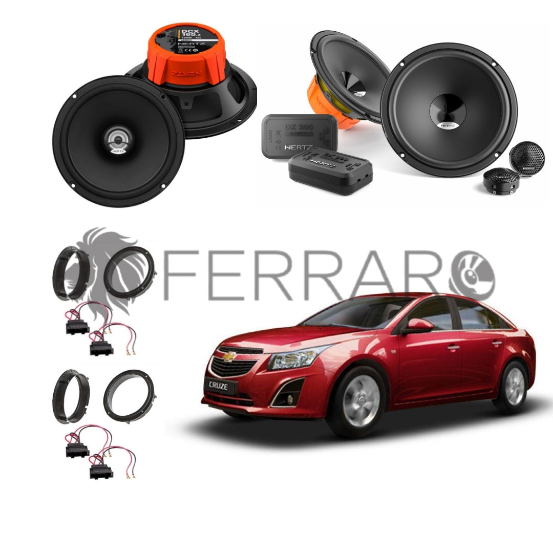 Hertz Kit 6 Casse | DSK 165.3 | DCX 165.3 | Ant/Post | Chevrolet Cruze