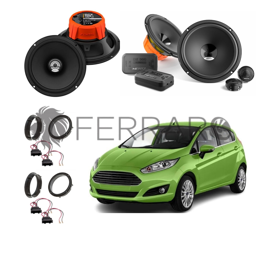 Hertz Kit 6 Casse | DSK 165.3 | DCX 165.3 | Ant/Post | Ford Fiesta VI dal 2008