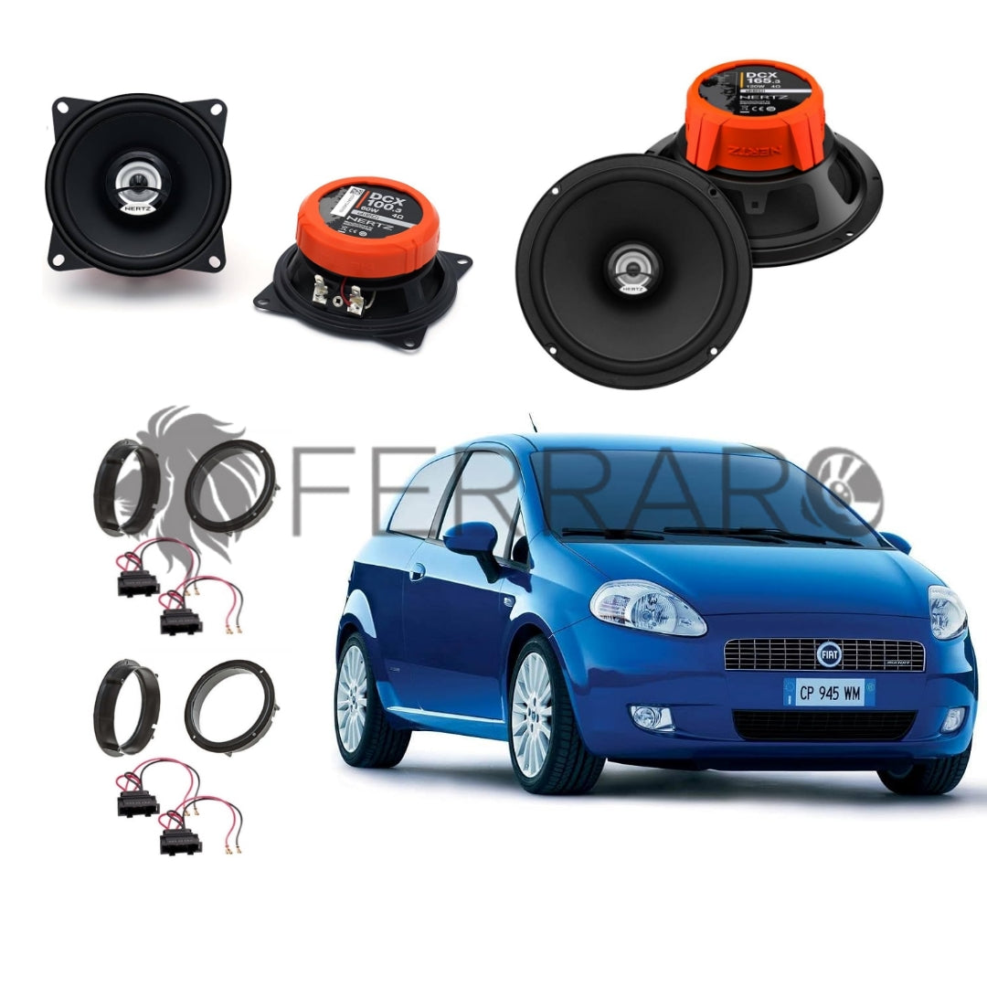 Hertz Kit 6 Casse | DCX 165.3 | DCX 100.3 | Ant/Post | Fiat Grande Punto