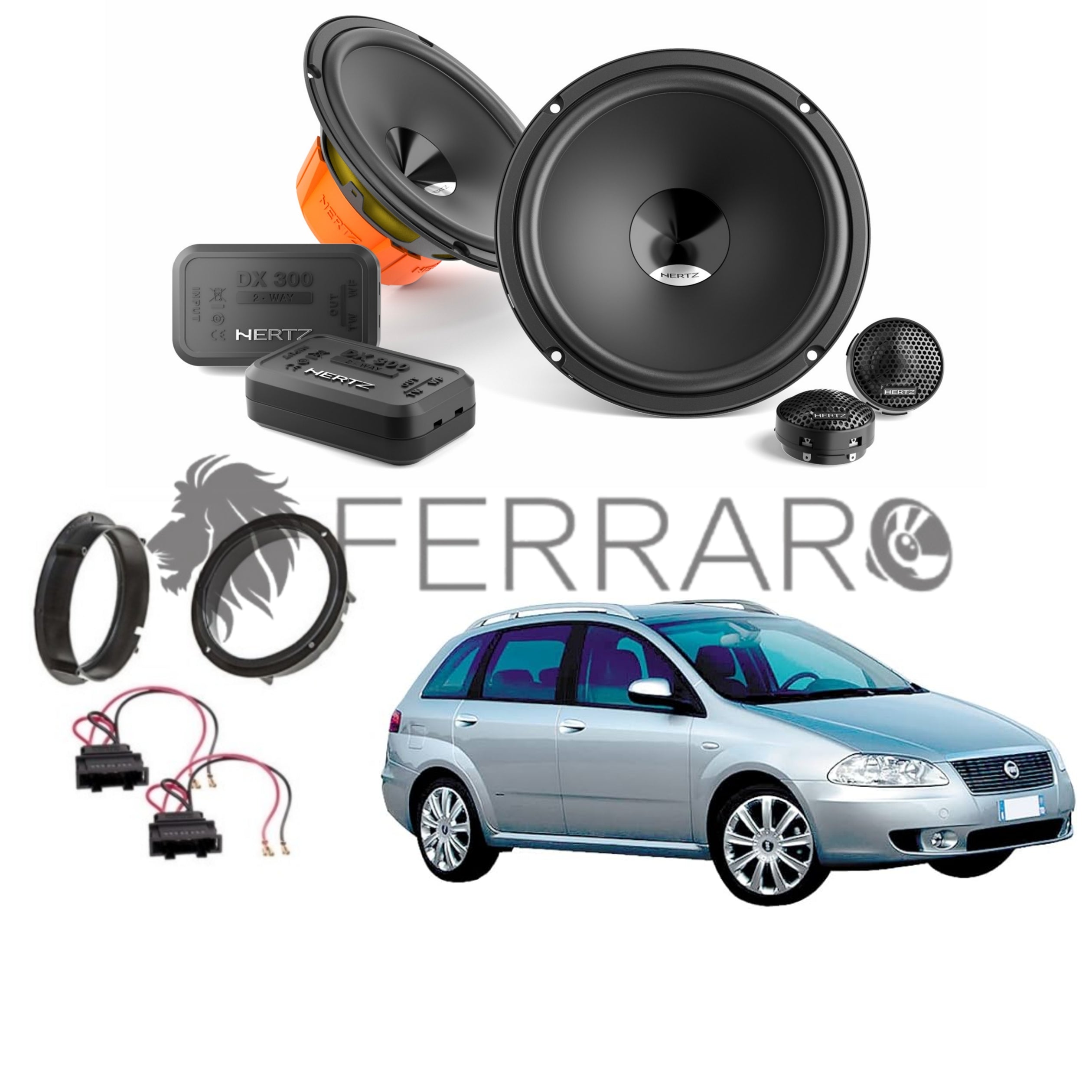 Hertz Kit 4 Casse | DSK 165.3 | Anteriori | Fiat Croma dal 2005>