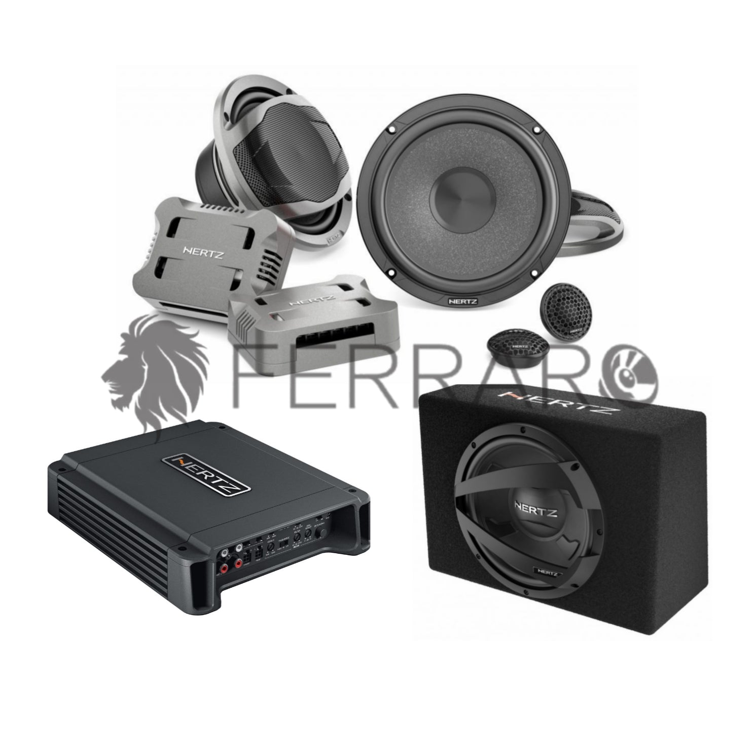 Hertz Sound | Casse Ant CK165 | Amplificatore HCP4D 760w | Sub DBX 30.3 1000w