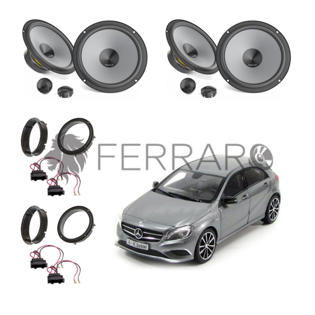 Hertz Kit 8 Casse | K 165 | Ant/Post | Mercedes Classe A/B W176/W246