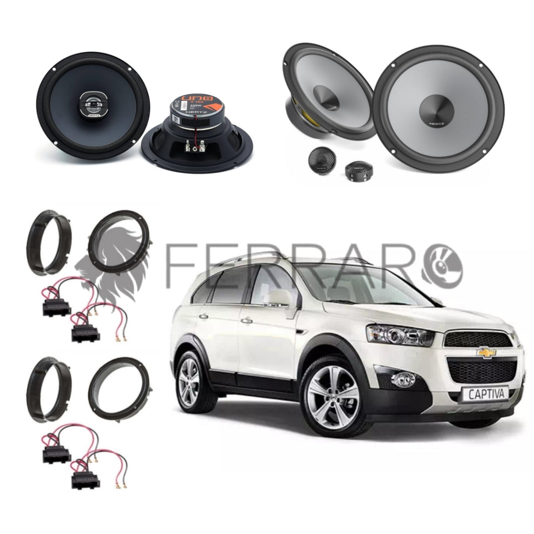 Hertz Kit 6 Casse | K 165 | X 165 | Ant/Post | Chevrolet Captiva