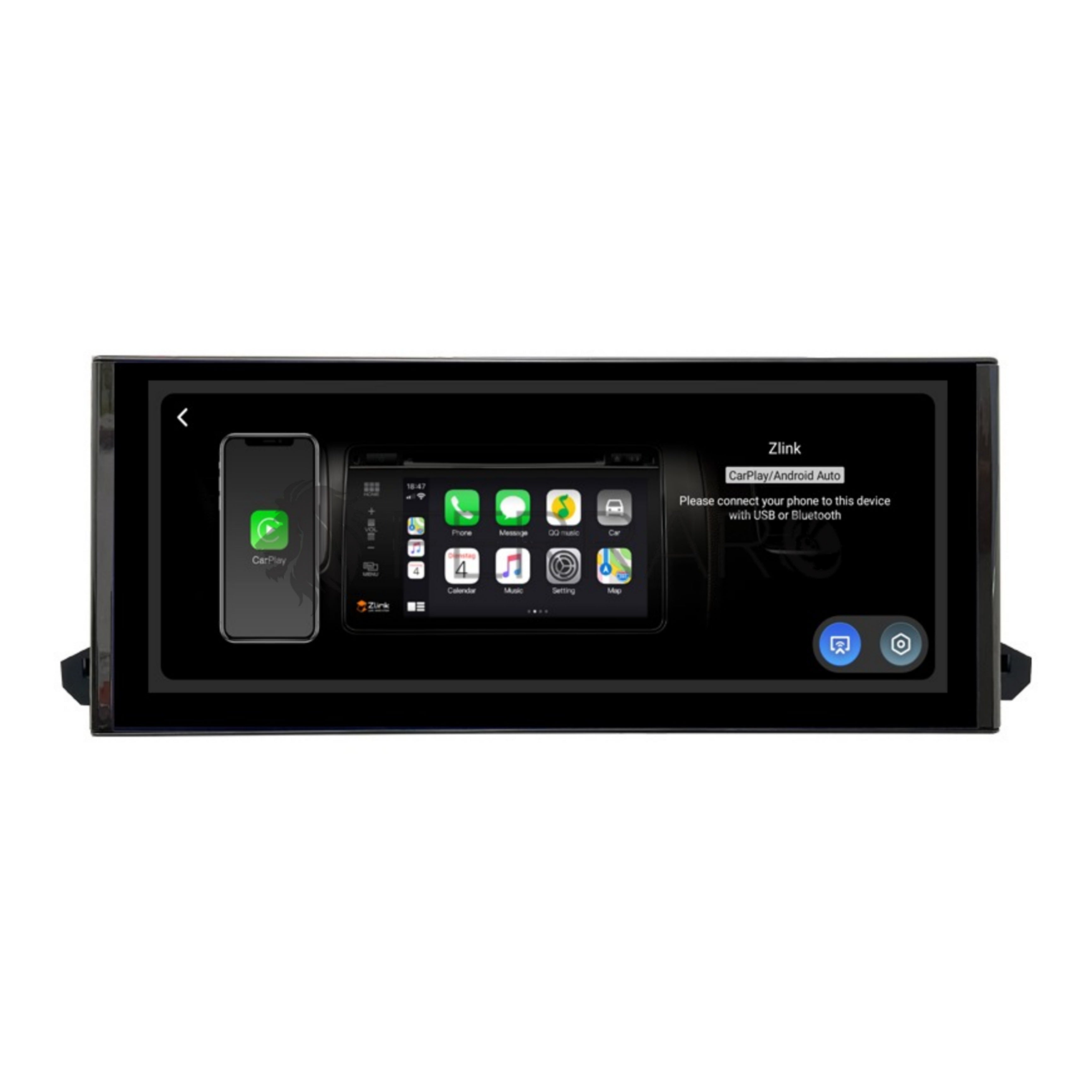 Autoradio per Audi Q5 10.25"/12.3" | 2018-2023 | Android | Bluetooth | CarPlay | Android Auto | 4/64GB Ram