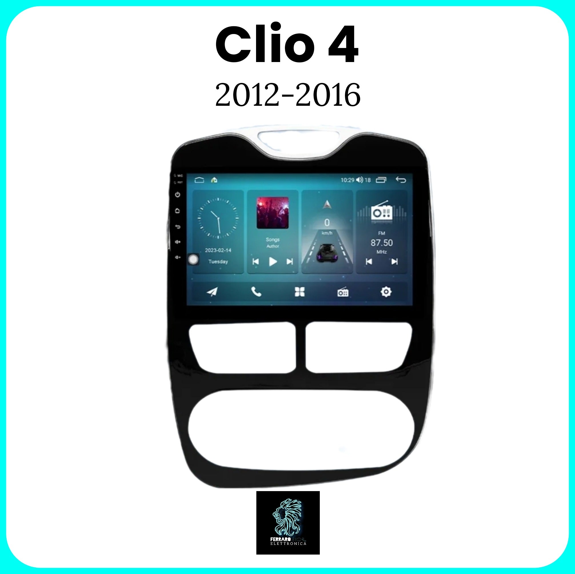 Autoradio per RENAULT CLIO 4 [2012 - 2016] - Sistema Auto Intelligente –  Ferraro Store