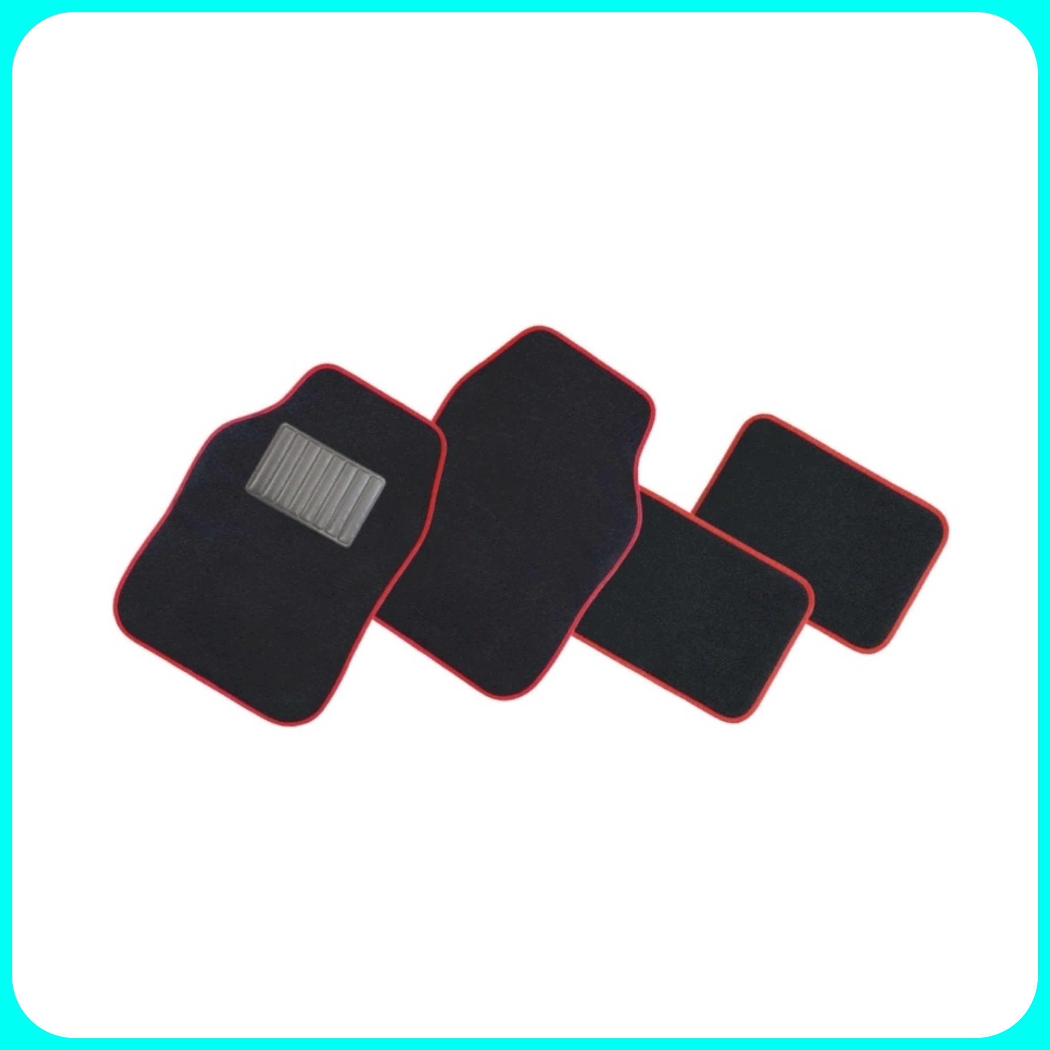 Tappetini Auto Universali, Set Completo, Speed, Moquette