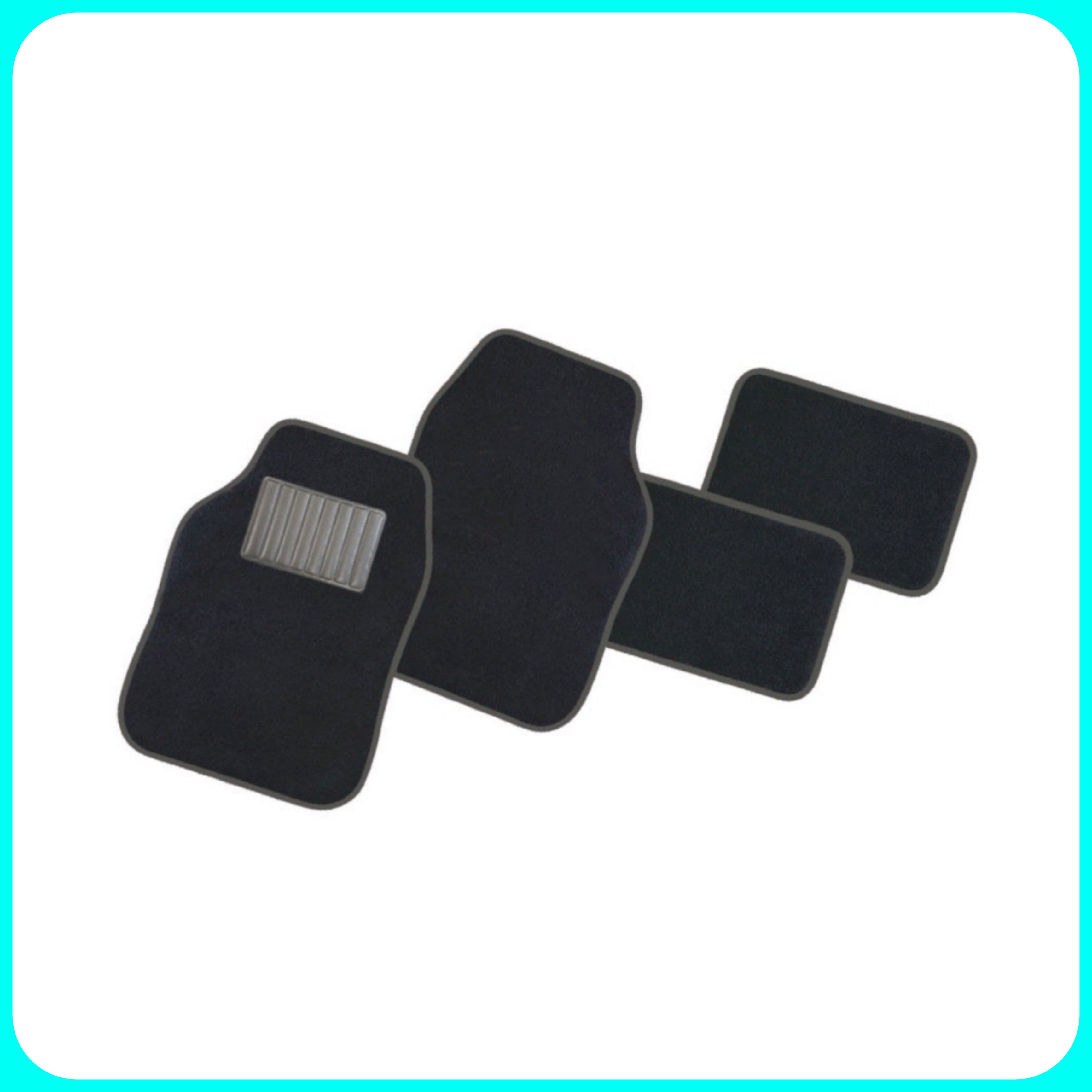 Tappetini Auto Universali, Set Completo, Speed, Moquette