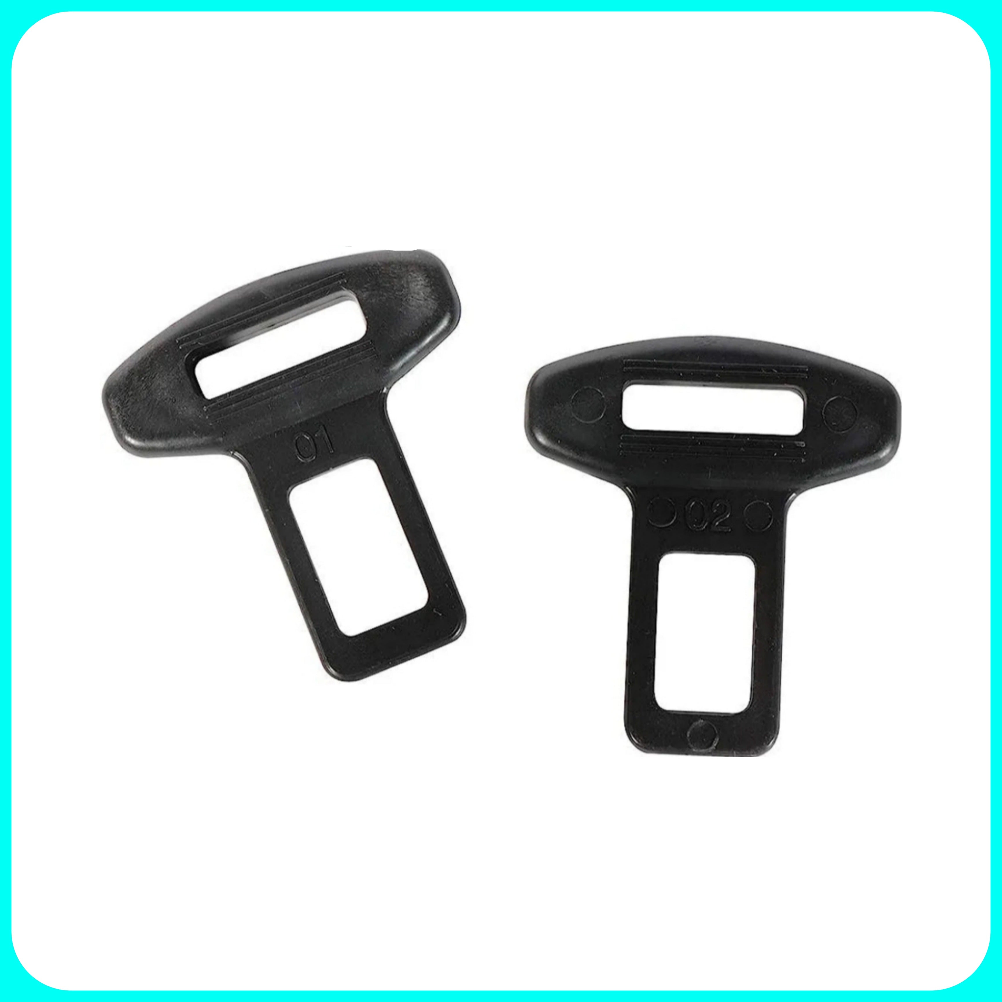 Coppia Fibbie Auto - 2PZ, Aggancio delle cinture di sicurezza, Universali, Auto