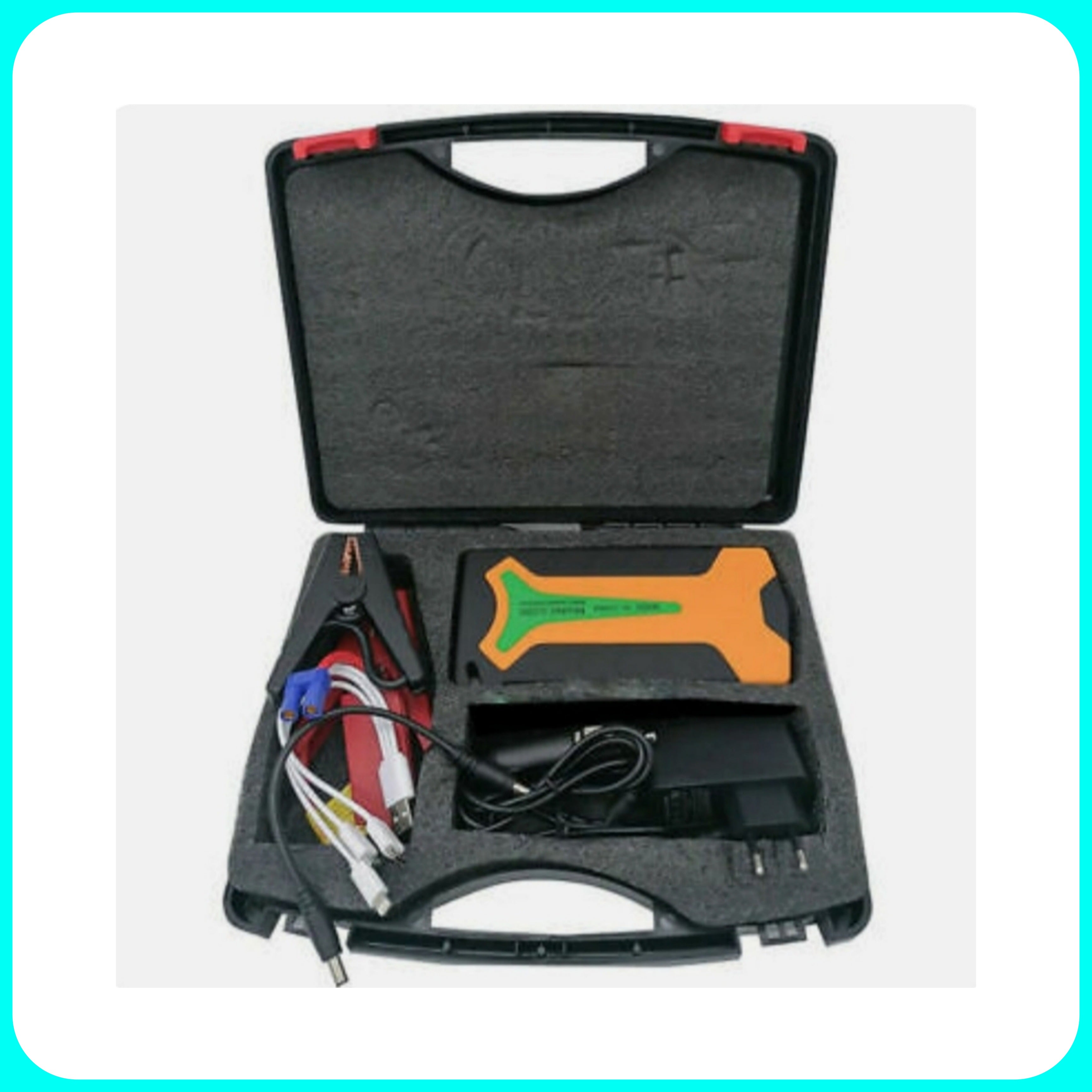 JumpStarter Per Auto - 2000mAh, Caricabatterie Auto-Portatile, Avviatore Emergenza, Jump starter, Portatile.