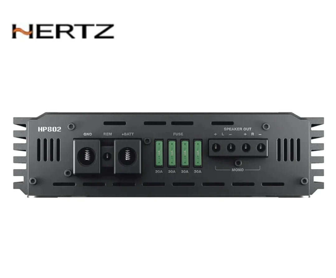 Hertz HP 802, Amplificatore 2 Canali, Stereo SPL, 1800w Max, Top Quality