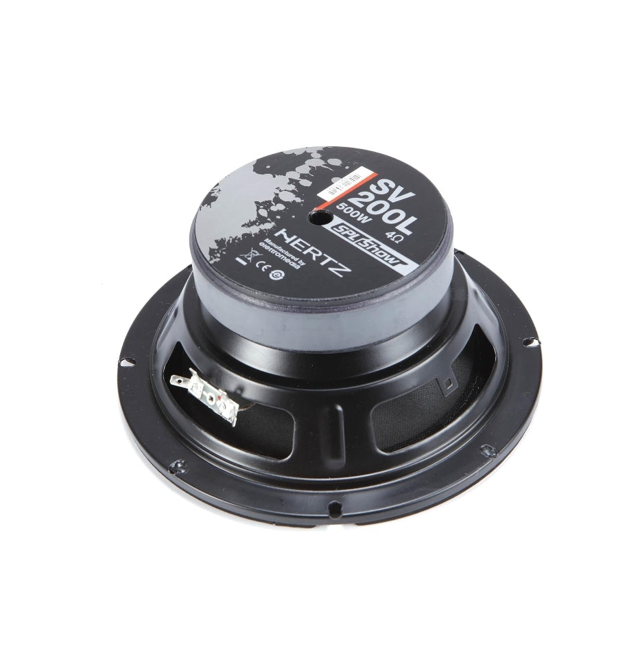 Hertz SV 200L, Coppia Woofer, SPL Show, 500w, 200mm 8" SPL, 94.5 DB, 4 Ohm