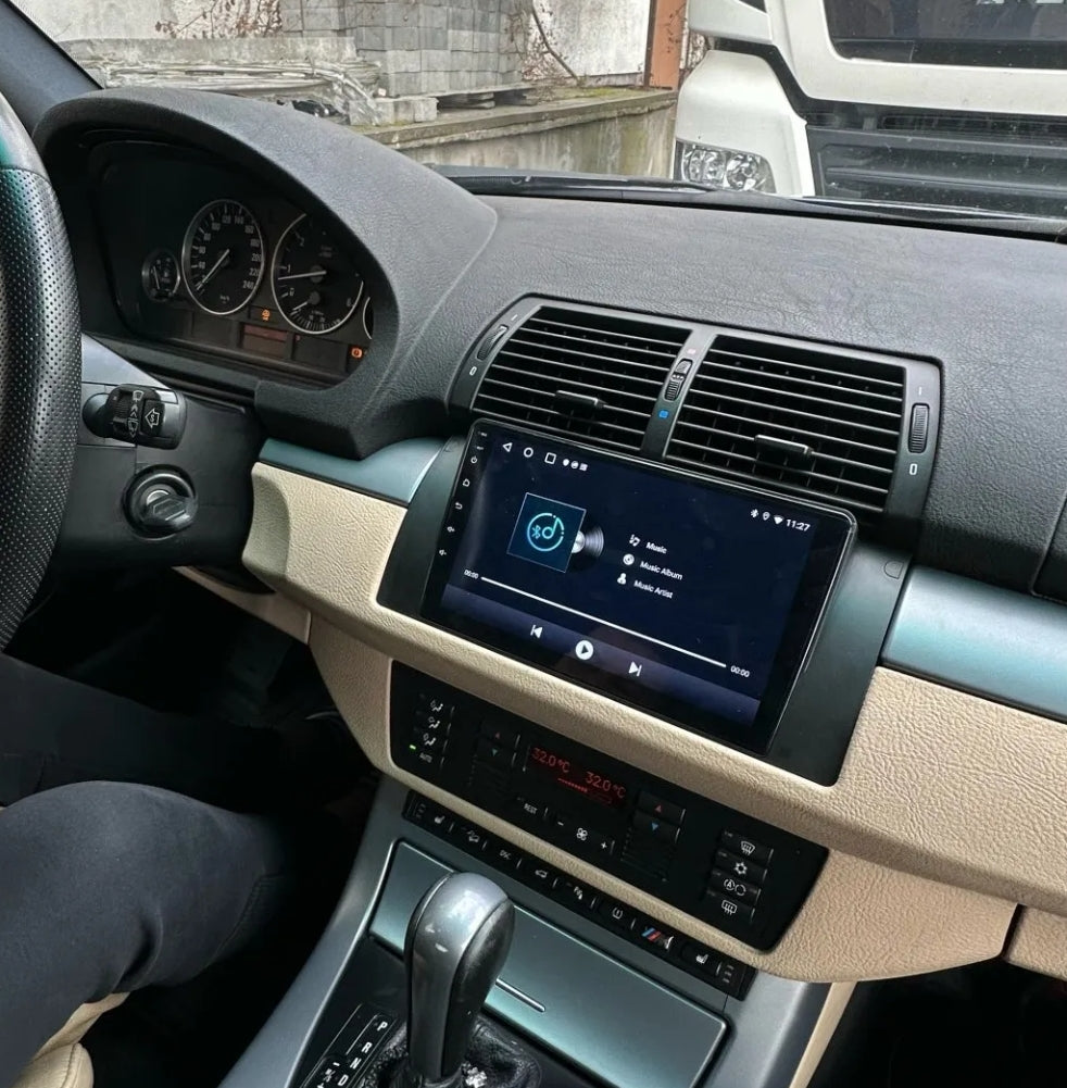 Autoradio per BMW 5/E39/E53/X5/M5 9" | 1995-2003 | Android | Bluetooth | CarPlay | Android Auto | 2GB/4GB/6GB/8GB Ram