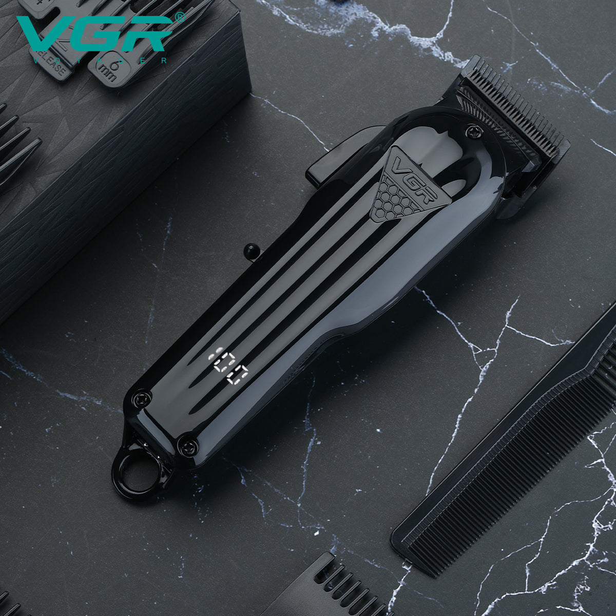 VGR Tagliacapelli | Professionale | USB | Accessori | VGR V-282