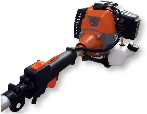 Despugliatore a Miscela - Motore 52cc, Completo di tutto, Kit Completo, 2 Tempi, Impugnatura DOPPIA, Multifunzione