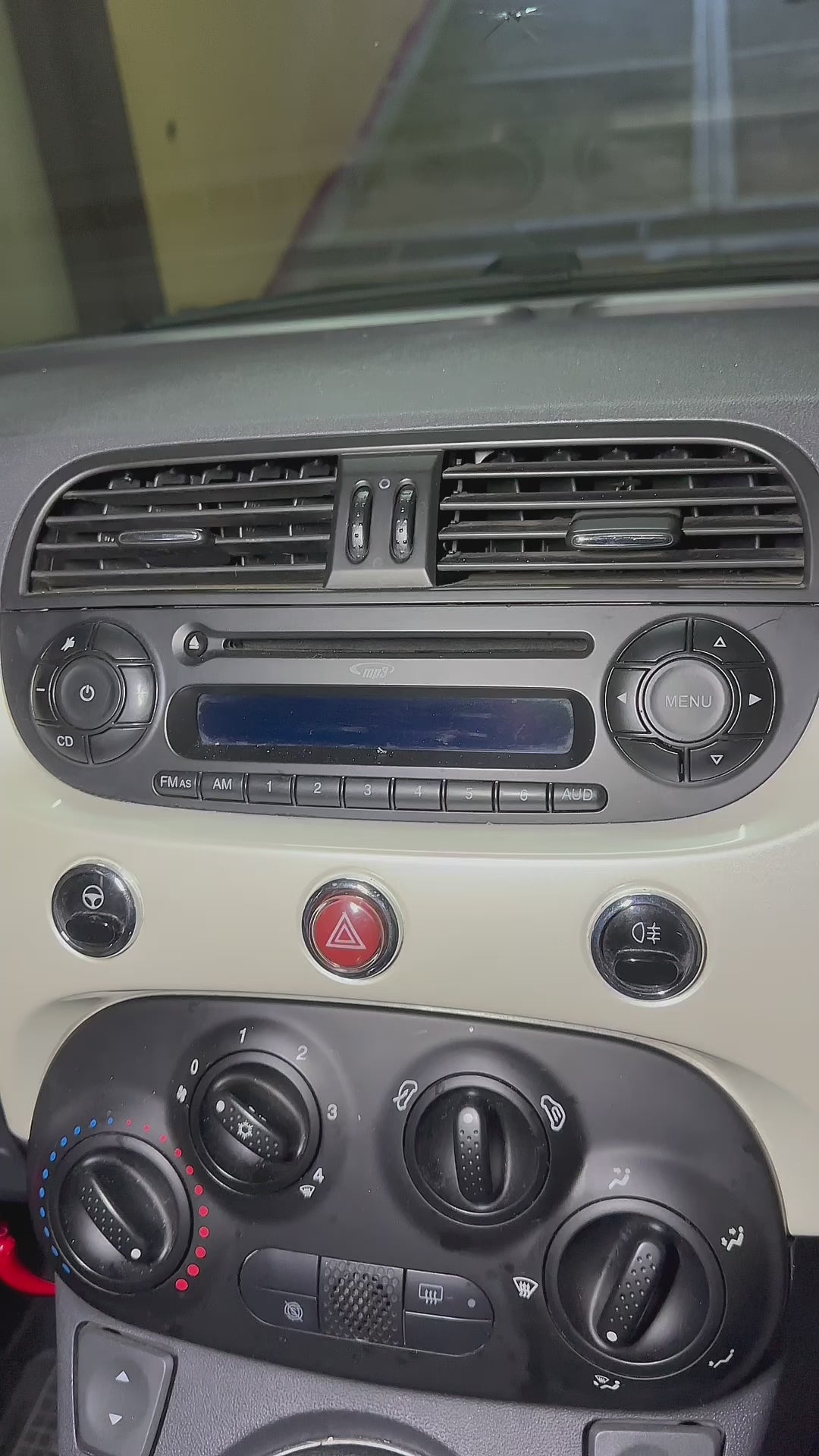 Autoradio Android pour FIAT 500 07-15 7 pouces Navigation GPS Carplay Auto Radio RDS DSP stéréo 1G RAM 16G ROM
