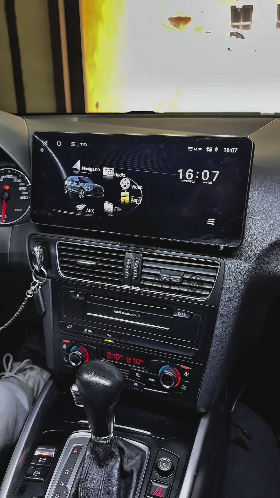 Autoradio per Audi Q5 12.3" | 2009-2018 | Android | Bluetooth | CarPlay | Android Auto | 4/64GB Ram