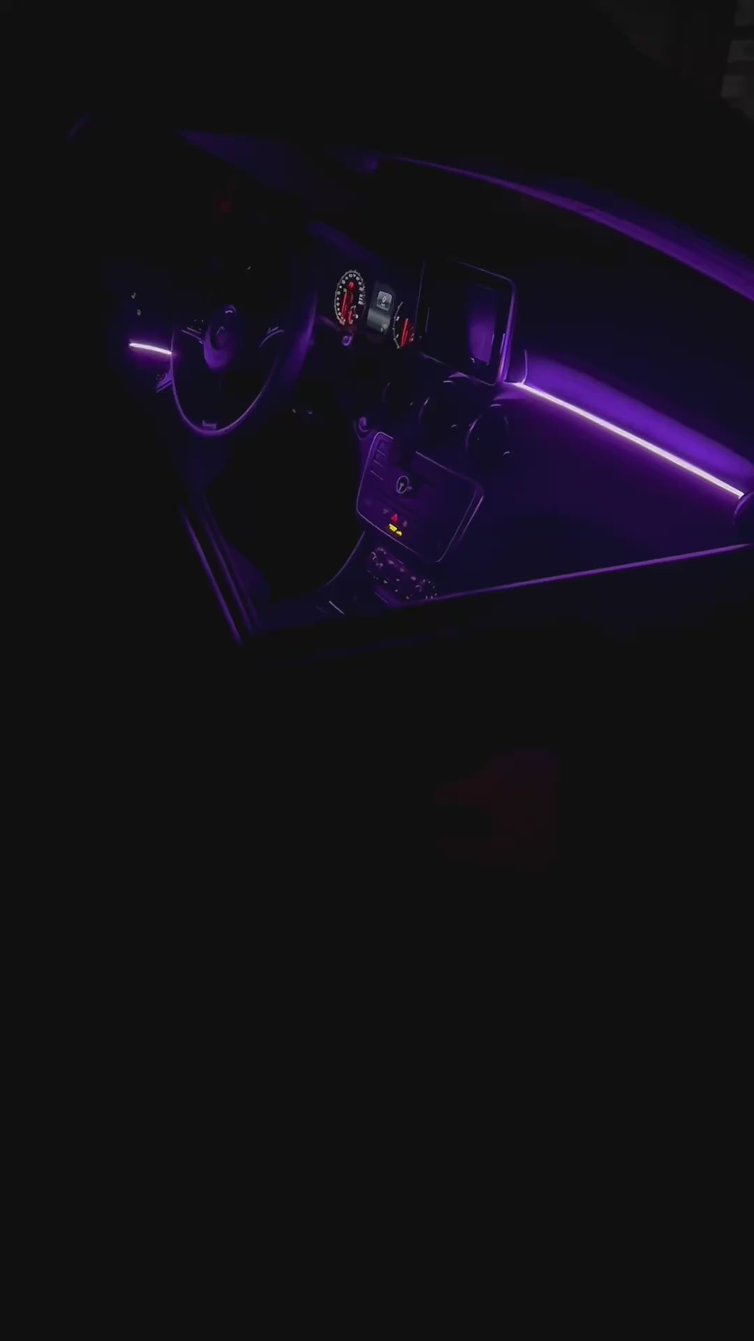 Ambient Light per per Mercedes GLA x156 | Universale | Luci Ambiente con Comando da App | RGB Led Interior | Led Dinamico