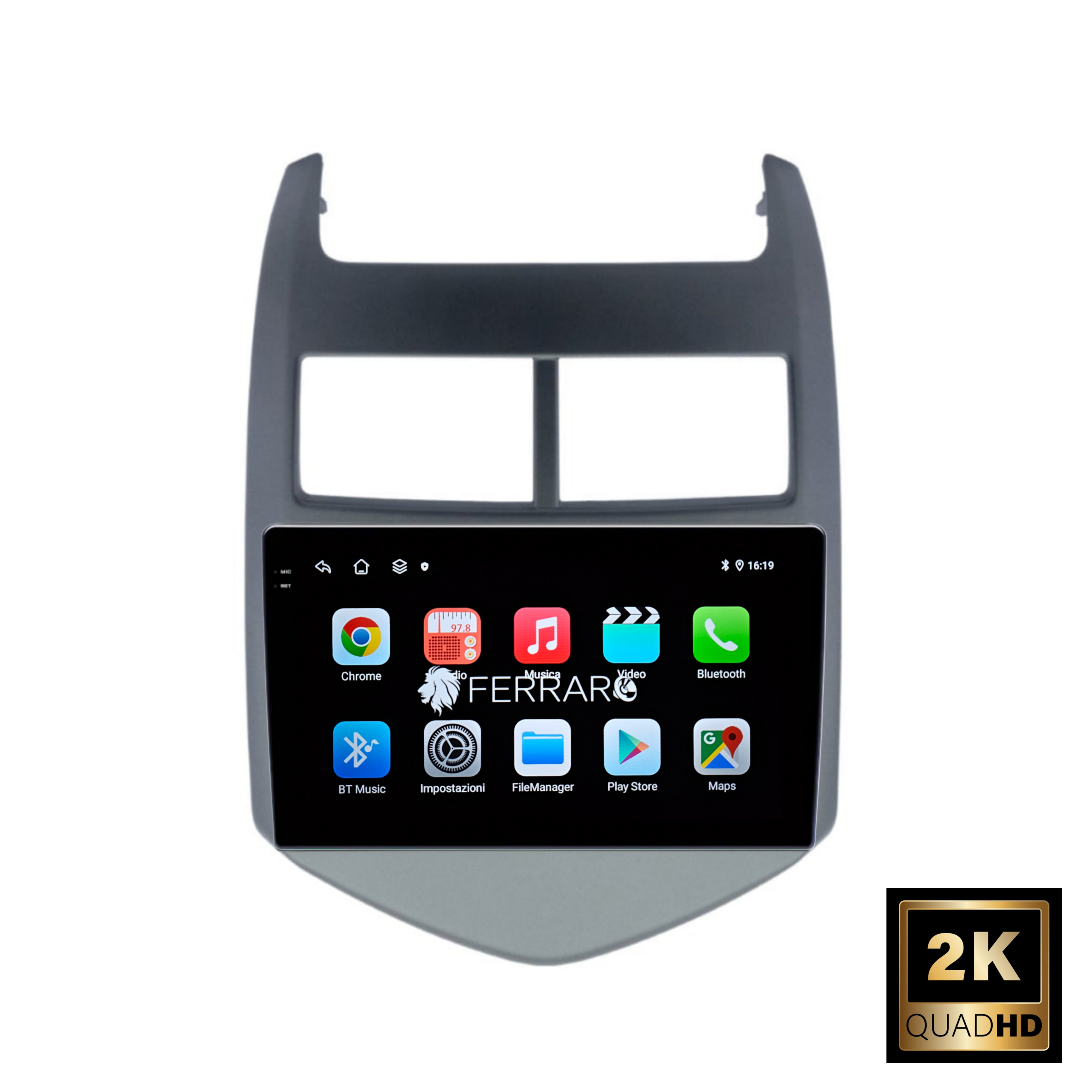 Autoradio per Chrevolet Aveo 9" 2K | 2011-2020 | Android | Bluetooth | CarPlay | Android Auto | 12/256GB Ram