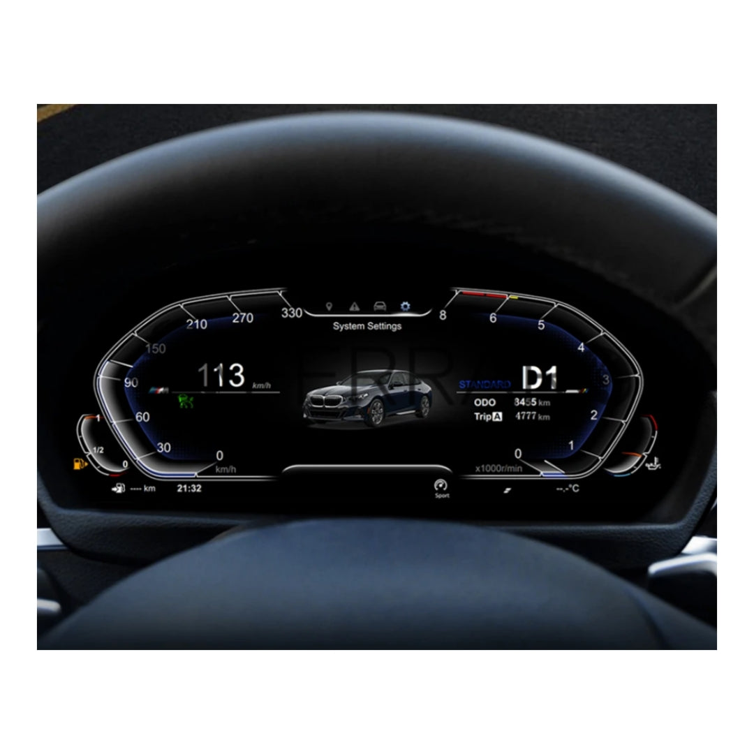 Virtual CockPit 12.3" | BMW Serie 7, F01, F02, F03, F04 (2009-2016) | HD Ultra