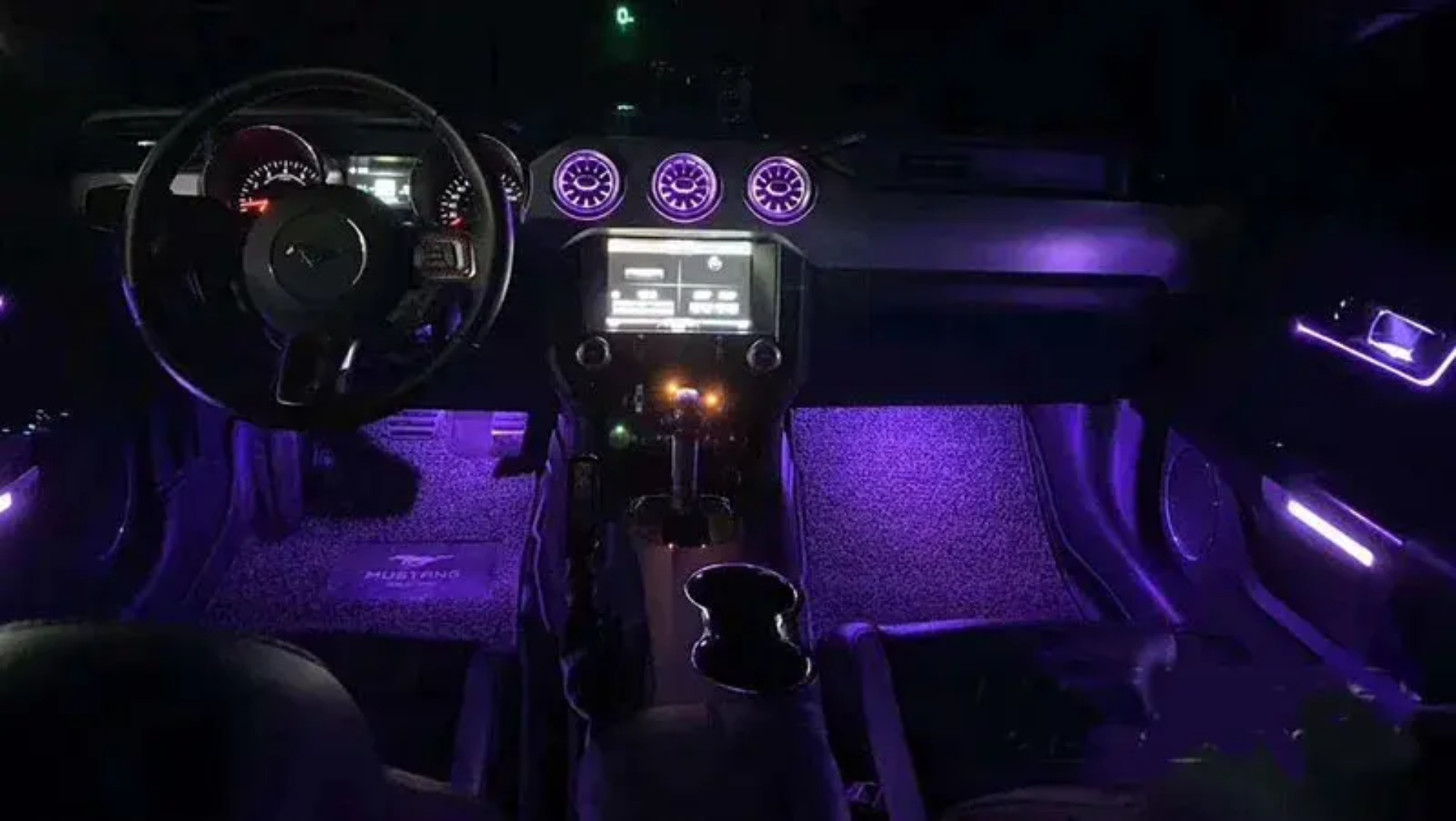 Ambient Light per Ford Mustang (2015-2023), 256 Colori RGB