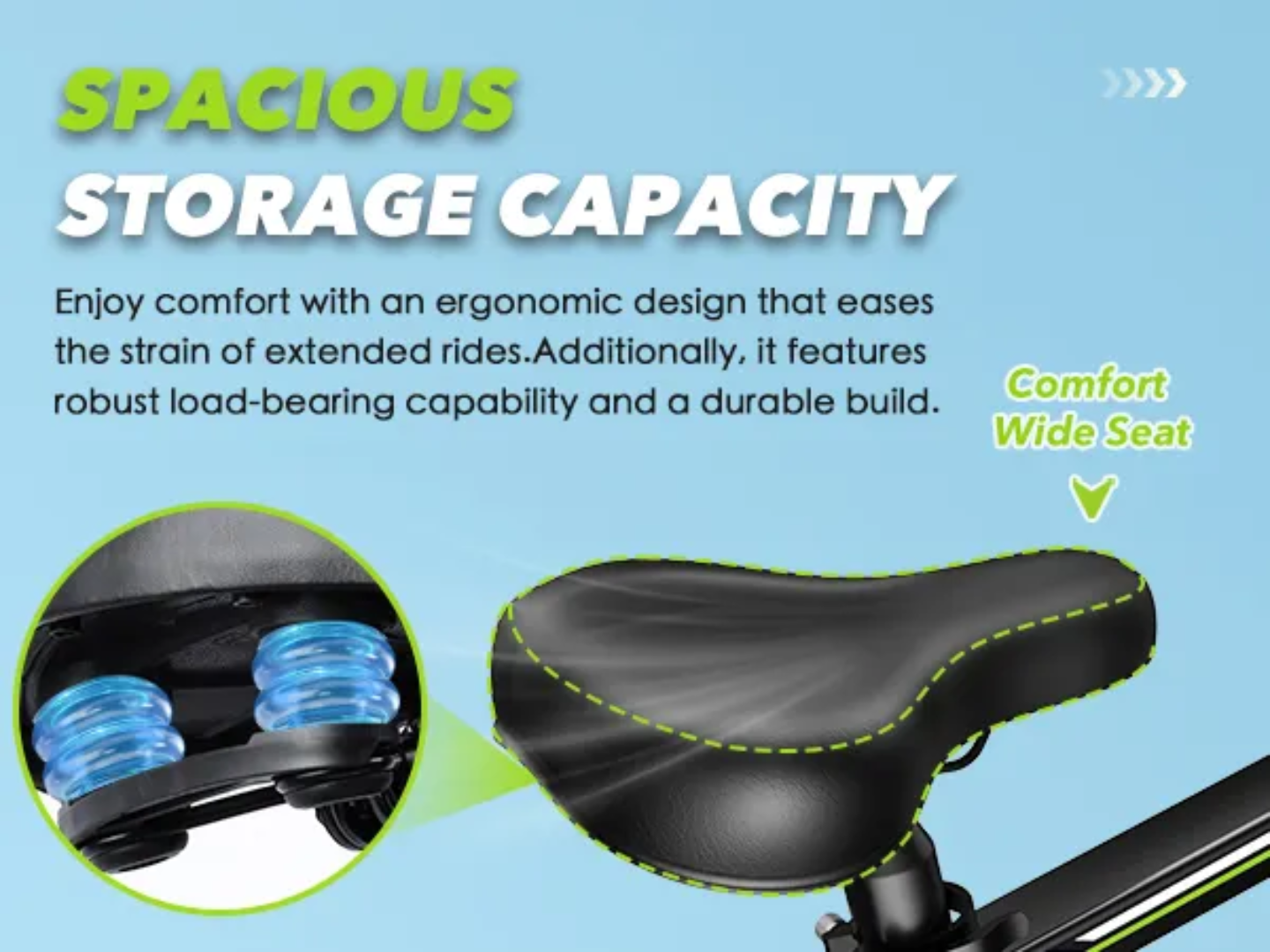 FerraroStore S8-Single, Bici Elettrica Pieghevole, 20*4", Batteria 48V