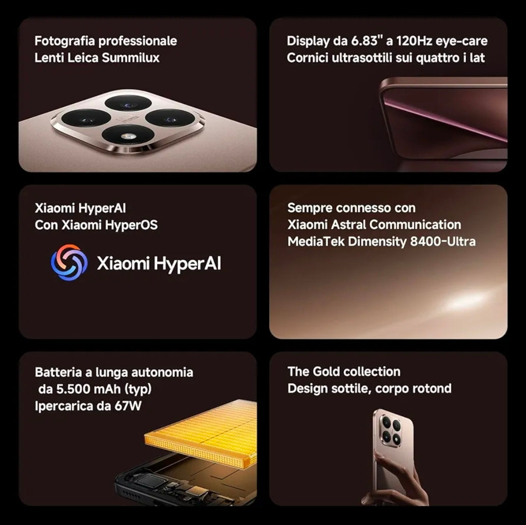 Xiaomi 15T 5G 6.83", ITA