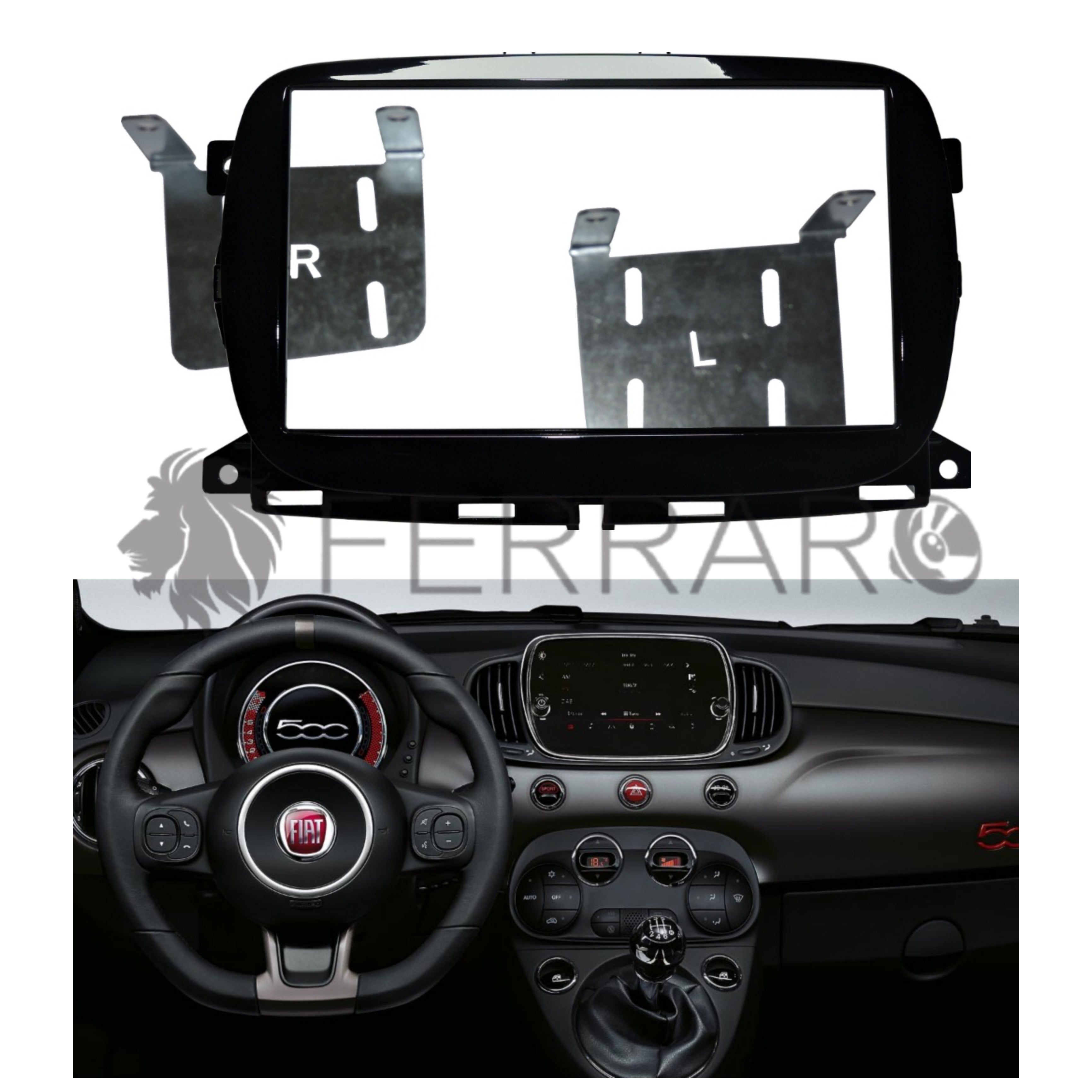 Mascherina 2DIN | Fiat 500s dal 2016>