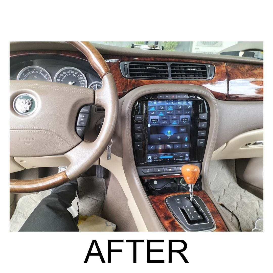 (PRENOTA) Autoradio per Jaguar S-Type 9.7" (1999-2007) Android, Bluetooth, CarPlay, Android Auto, 4/64GB Ram