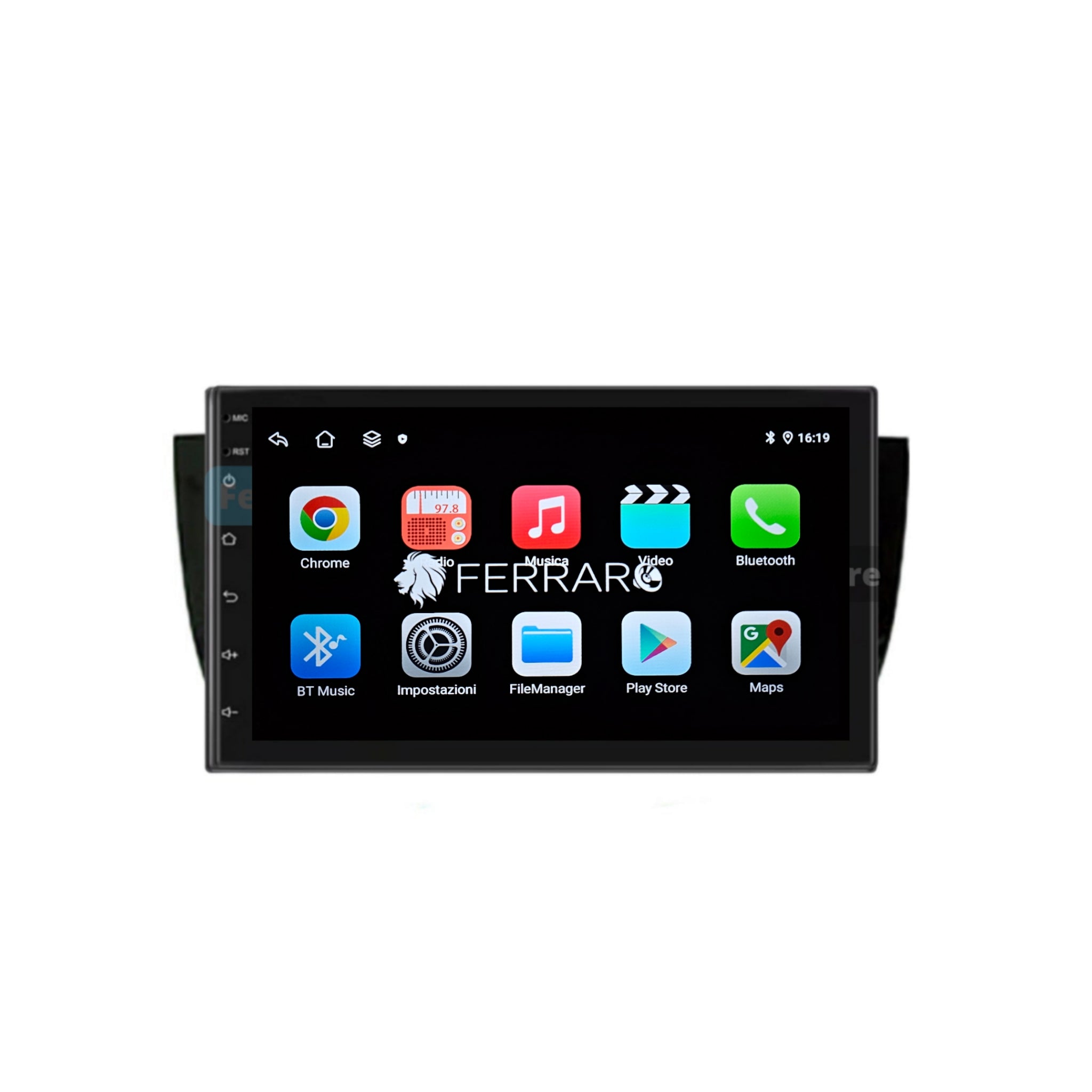 Autoradio per Fiat Punto Evo 7" | 2009 in Poi | Android | Bluetooth | CarPlay | Android Auto | 2/4/8GB Ram
