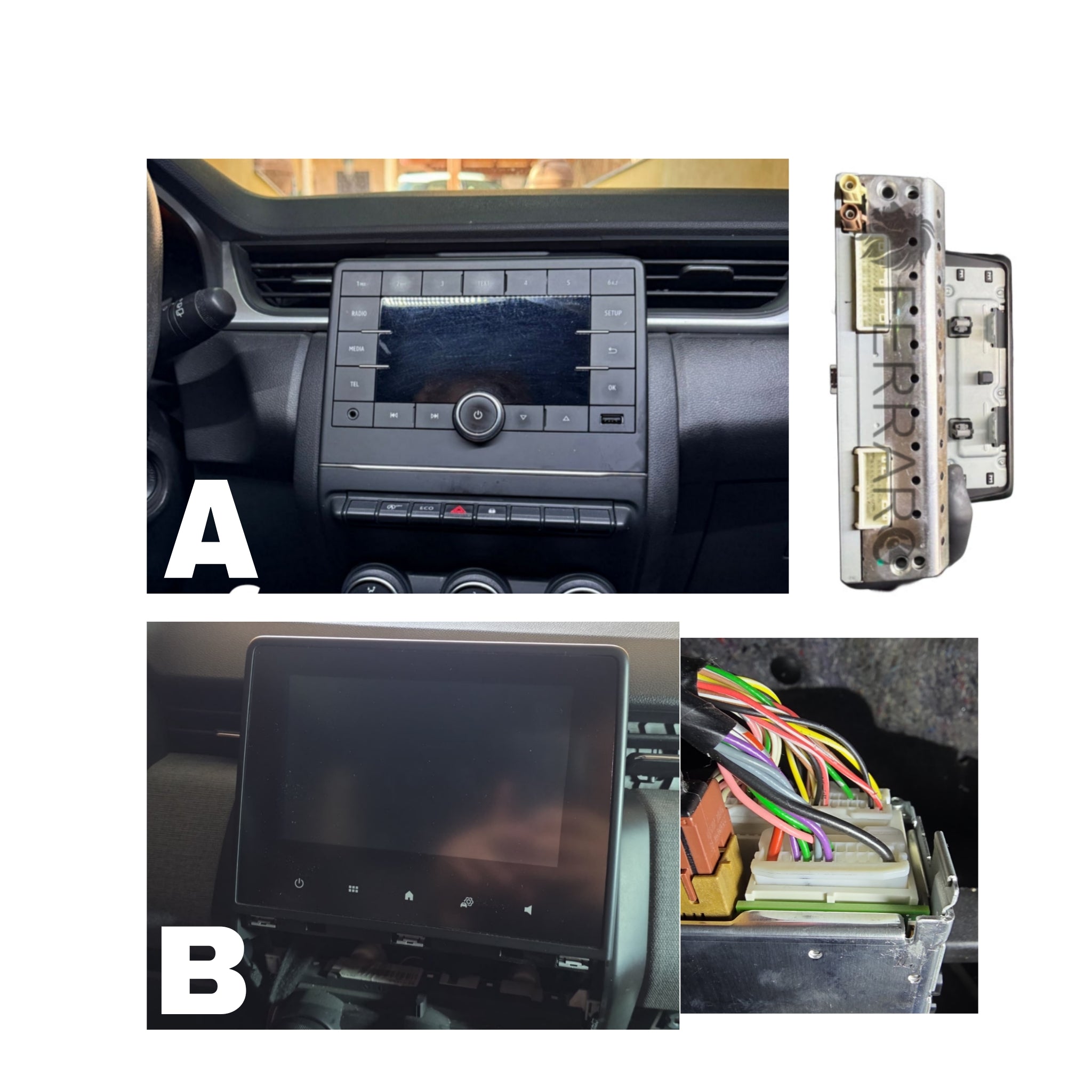 Autoradio per Renault Captur 11.8" 2K (2019-2024) Android, Bluetooth, CarPlay, Android Auto, 4/64GB Ram