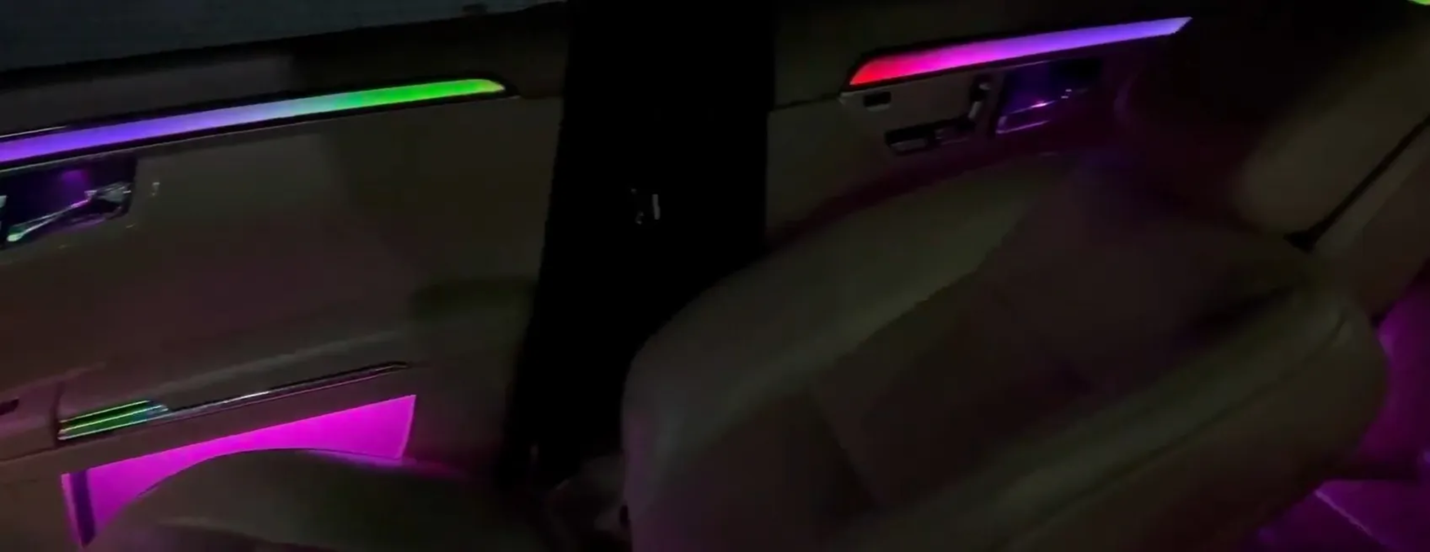 Ambient Light per Mercedes Classe S W221 (2005-2013), 64 Colori RGB