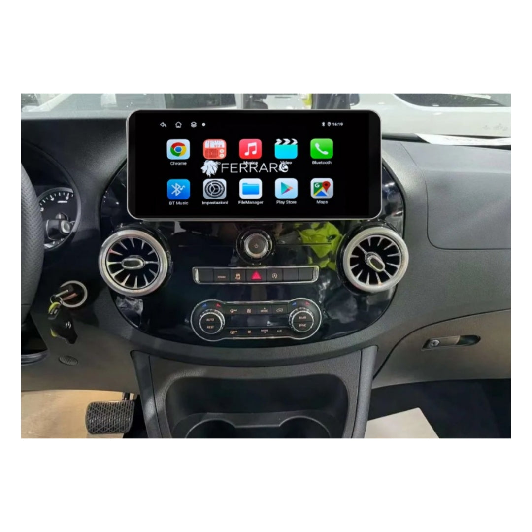 Autoradio per Mercedes Vito W447 12.3" | 2014-2020 | Android | Bluetooth | CarPlay | Android Auto | 4/64GB Ram