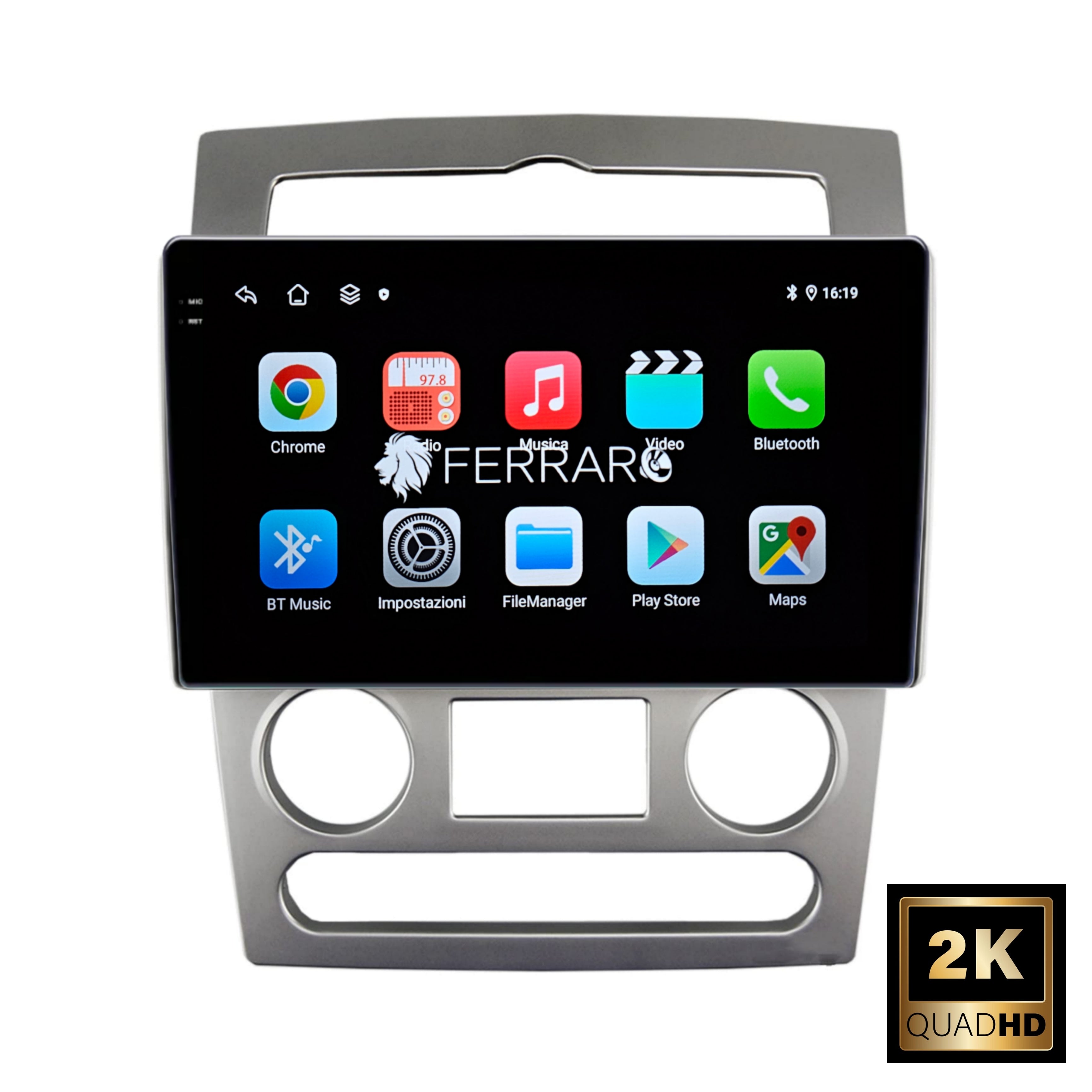 Autoradio per Hyundai Rohens-Coupe 9" 2K | 2004-2006 | Android | Bluetooth | CarPlay | Android Auto | 12/256GB Ram