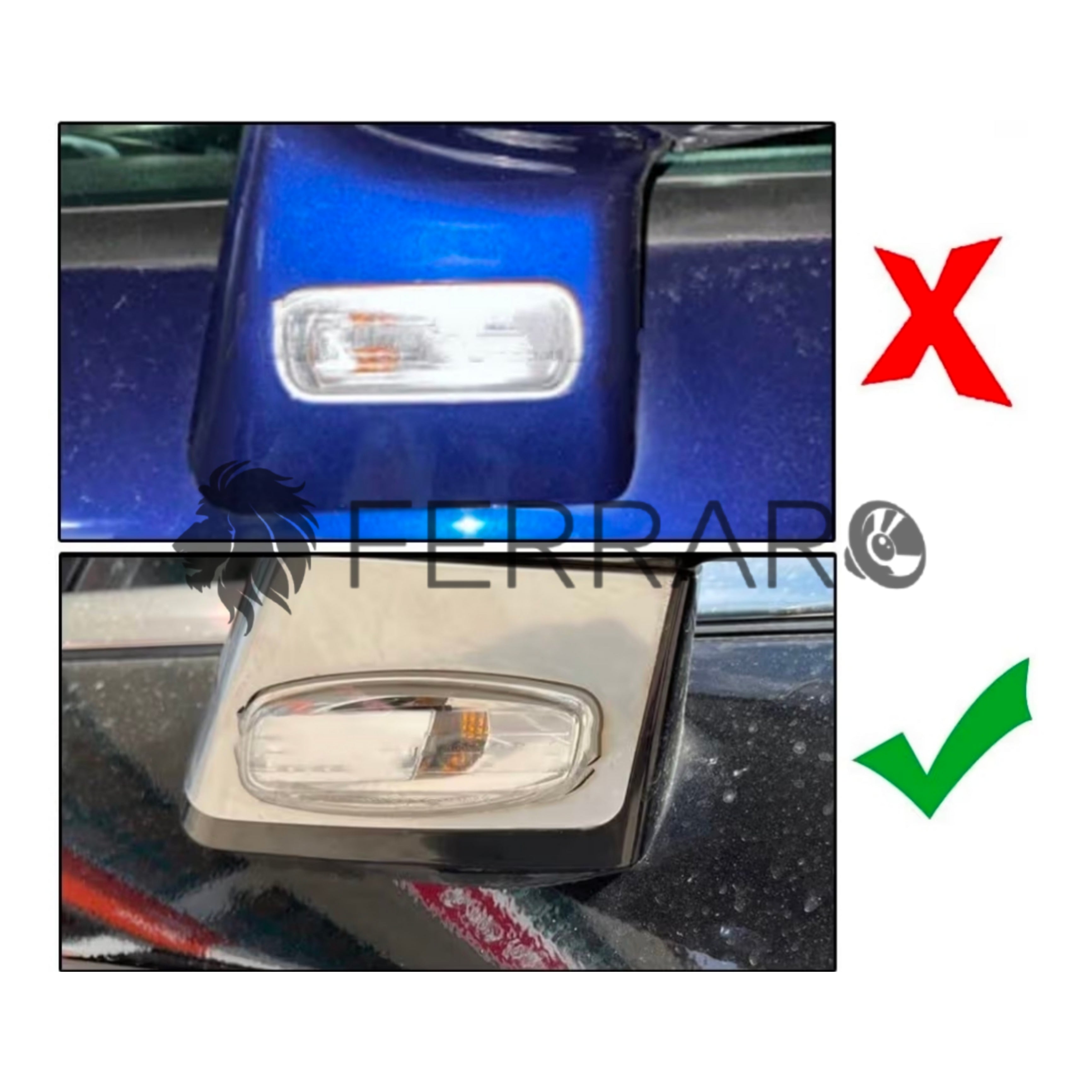 Indicatore Direzione Led per Citroen, Peugeot (Compatibilità in Descrizione), Plug and Play