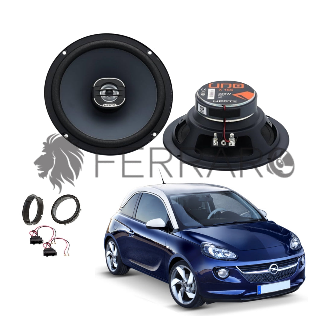 Hertz Kit 2 Casse | X 165 | Ant o Post | Opel Adam