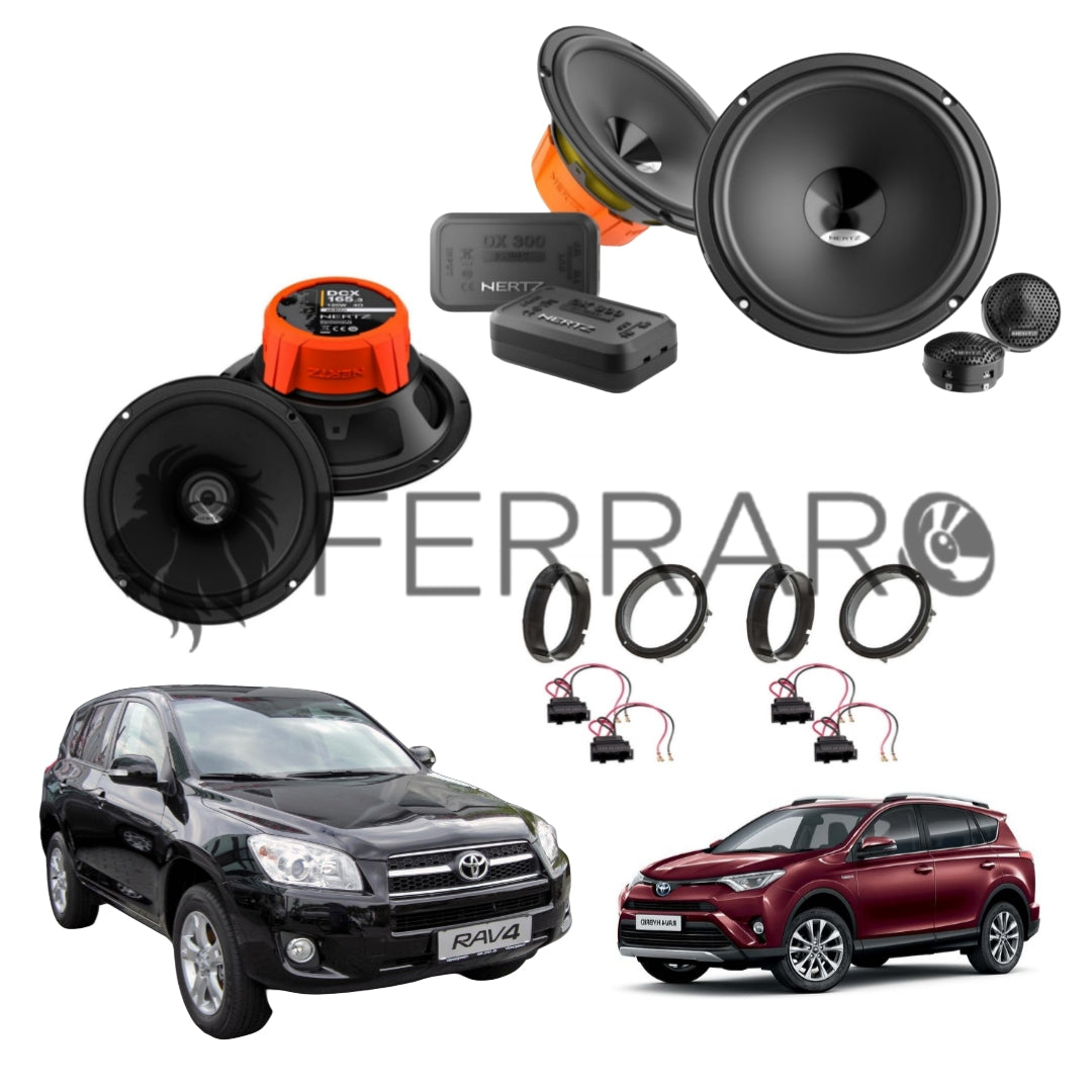 Hertz Kit 6 Casse | DSK 165.3 | DCX 165.3 | Ant/Post | Toyota RAV4 (Dal 2006)