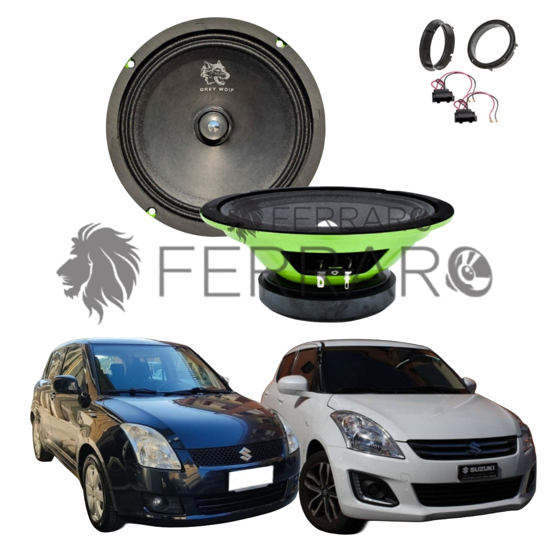 FerraroStore Kit 2 Altoparlanti | PV165.3 | Ant o Post | Suzuki Swift IV | V (2003-2017)