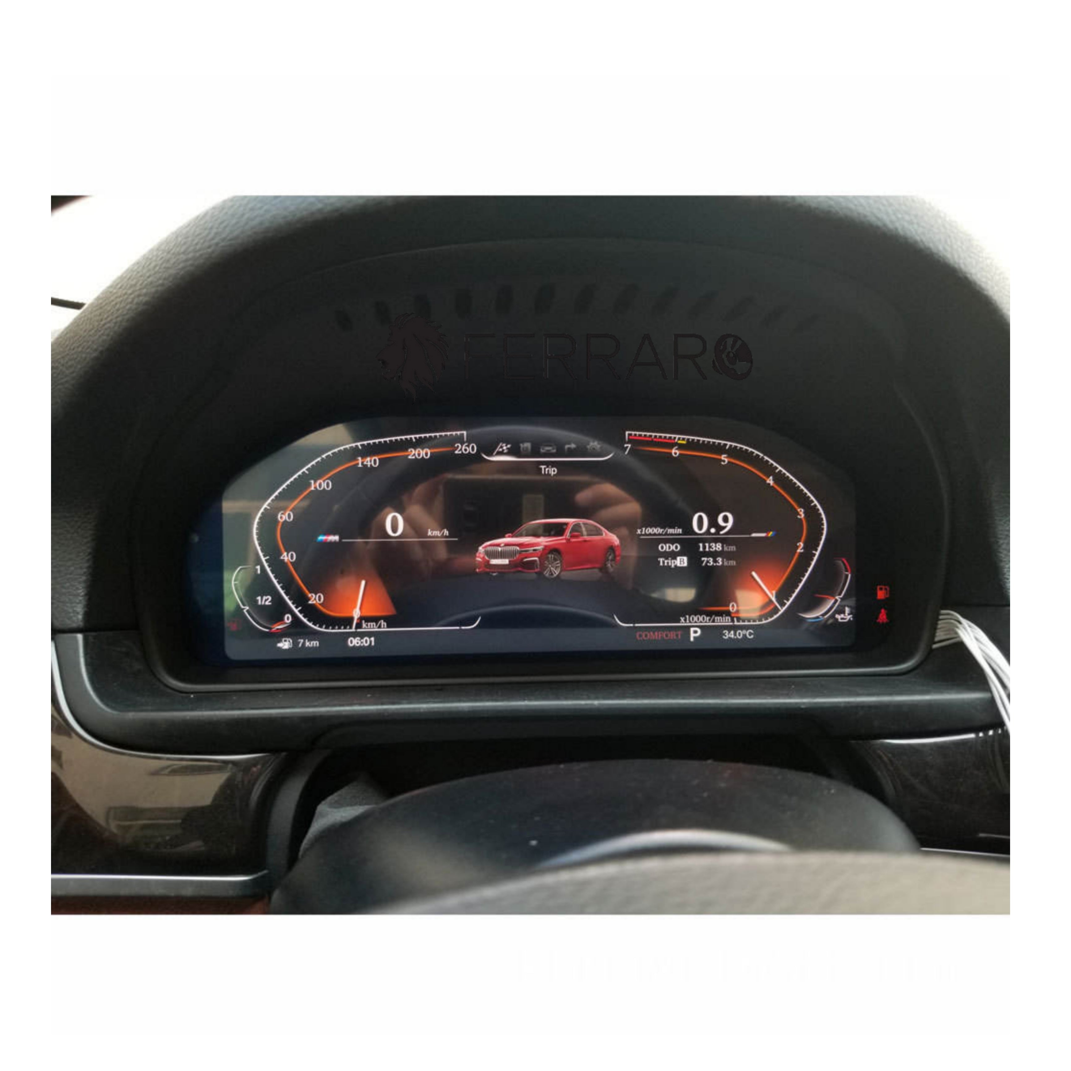 Virtual CockPit 12.3" | BMW Serie 5, F10, F11, F18 (2009-2016) | HD Ultra