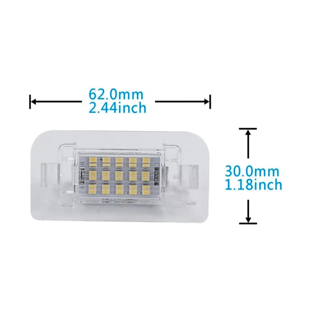 Set Luci Targa a Led per Mercedes-Benz Classe B W242, W246 (2011-2019), Plug and Play