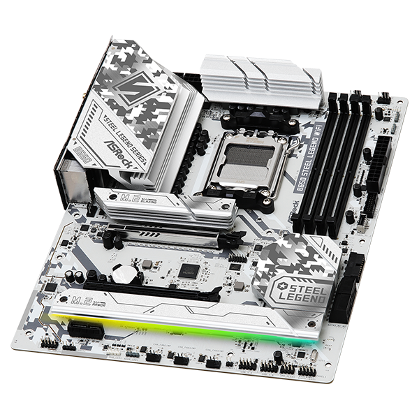 Asrock B650 Steel Legend WiFi AMD B650 Presa di corrente AM5 ATX