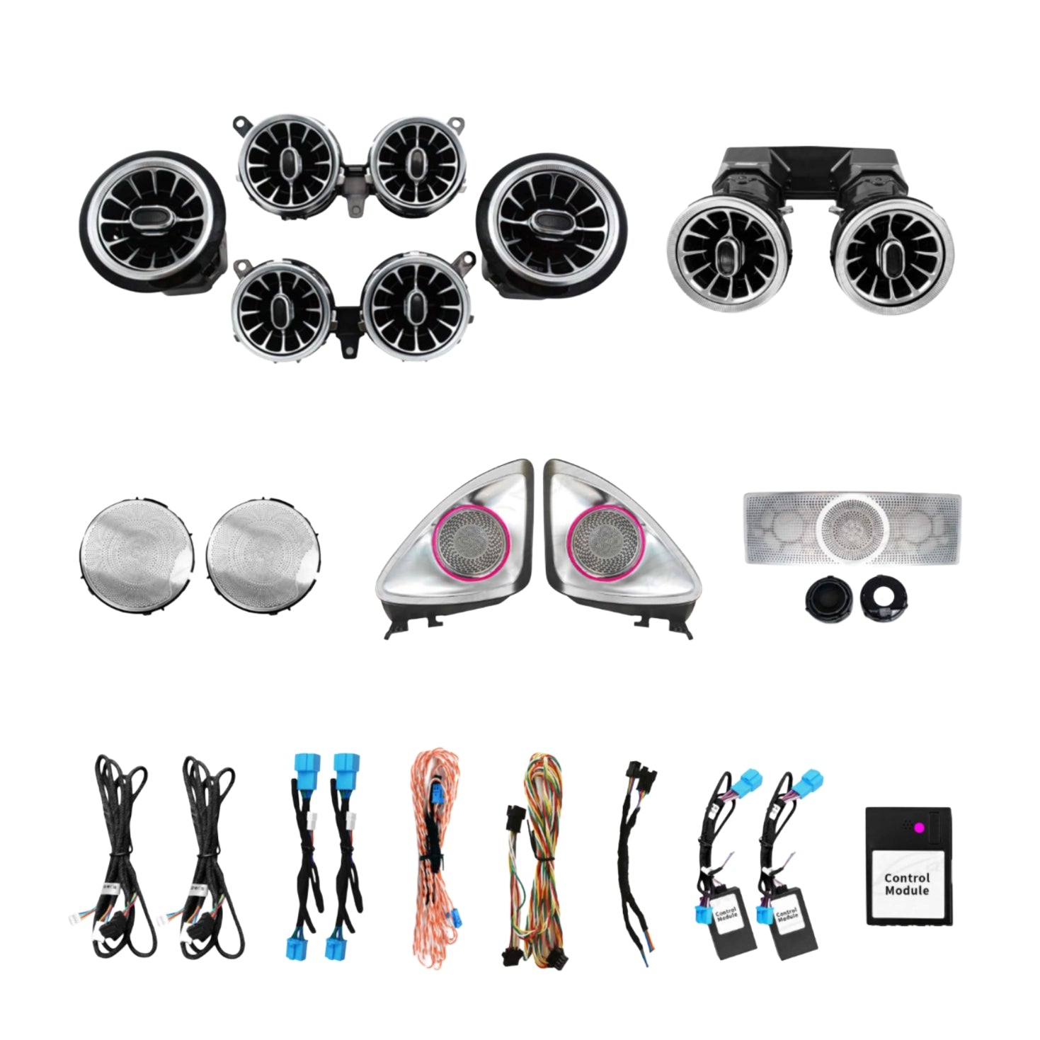 Ambient Light per Mercedes Classe E W238 (2016-2022), 64 Colori RGB