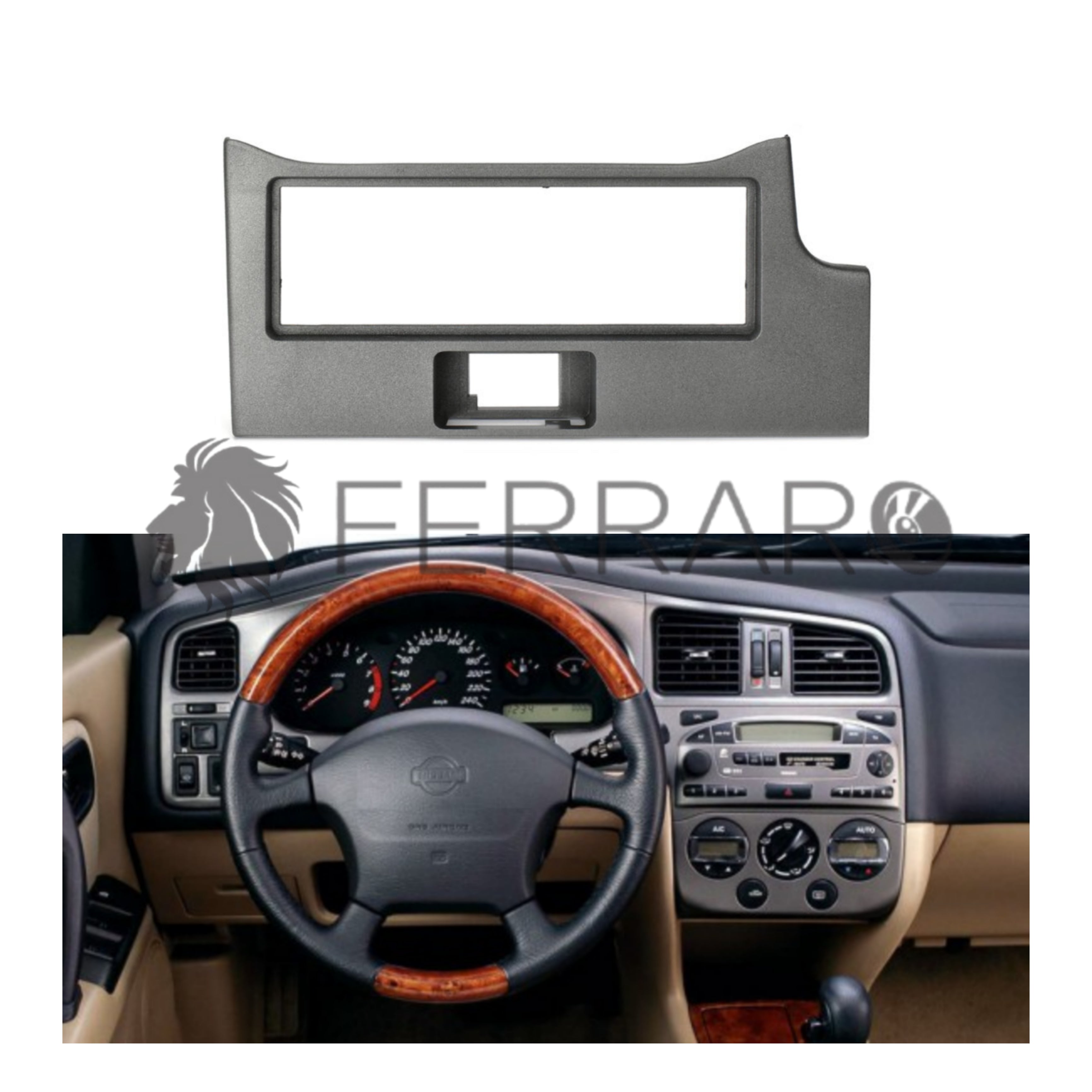 Radio cover, 1DIN, Nissan Primera from 2000